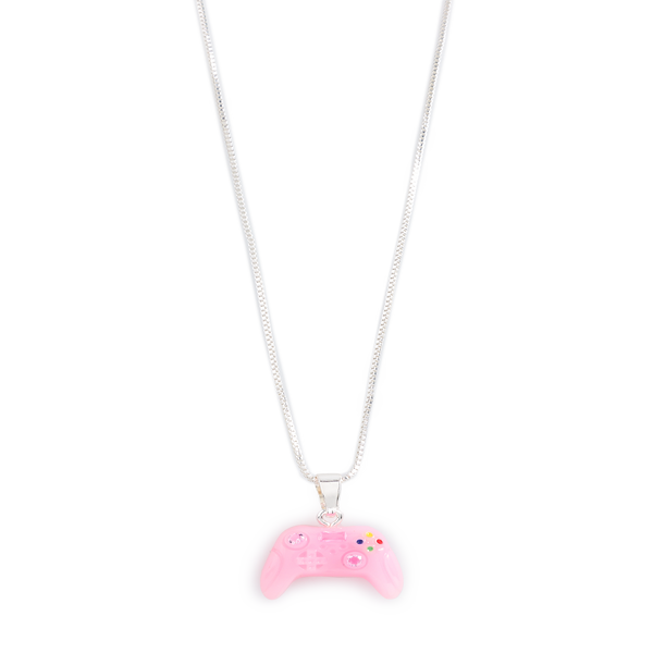 Crystal Haze The Gamer Necklace In Pink