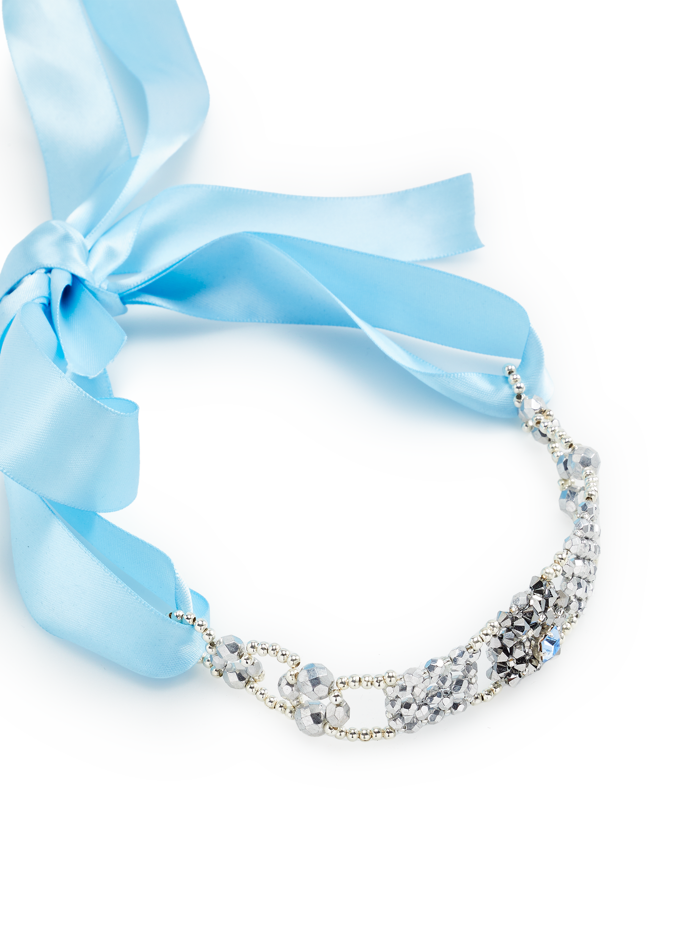 Collier ruban avec ornements