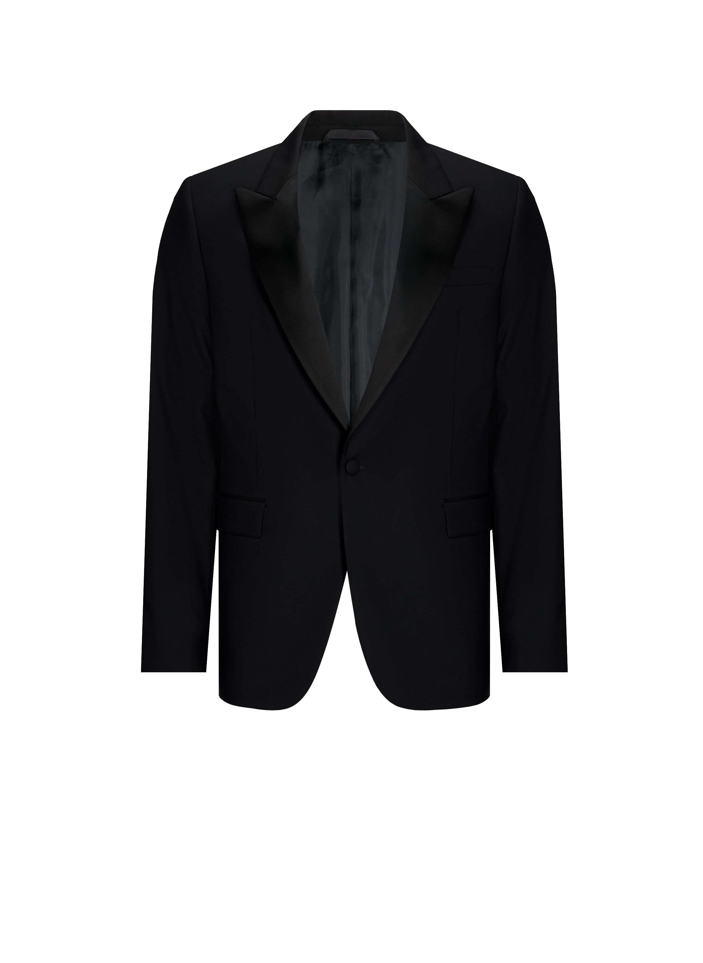 Wool blazer jacket SAISON 1865 Black