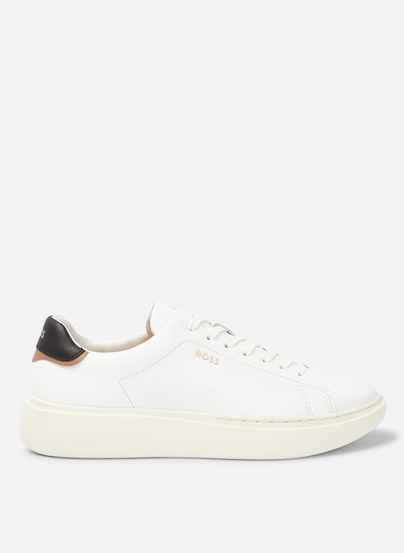Baskets basses en cuir Blanc by BOSS BOSS Baskets basses en cuir Blanc
