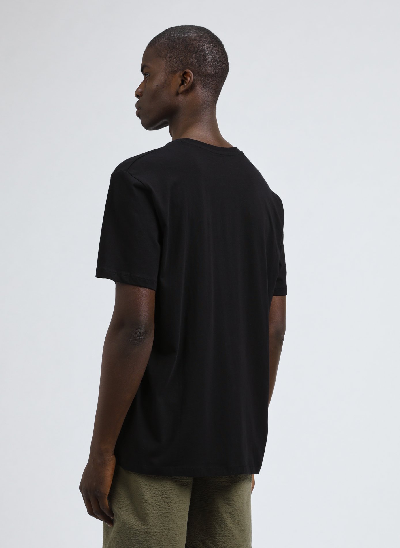 Classic Cotton T-Shirt SELECTED Black