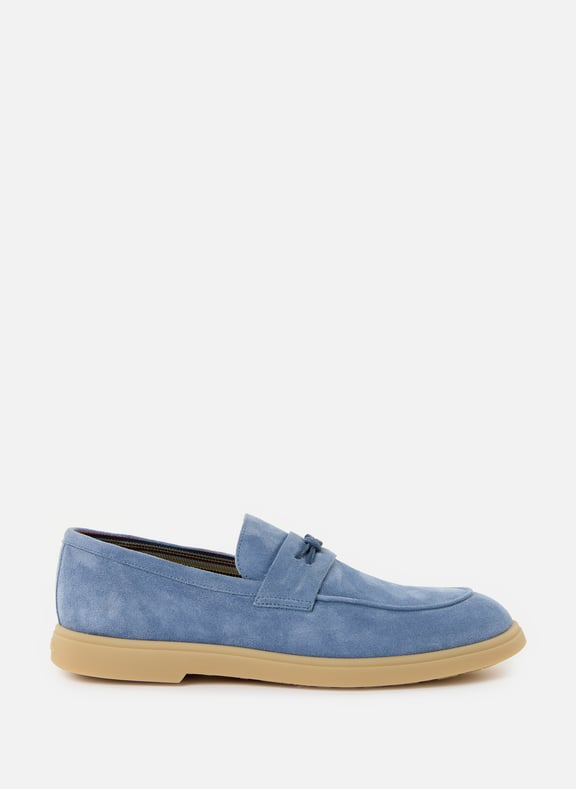 Suede leather moccasins by Moltacini Blue by PAUL SMITH PAUL SMITH Suede leather moccasins by Moltacini Blue