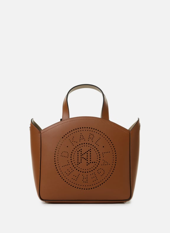 Sac à main en cuir Marron by KARL LAGERFELD KARL LAGERFELD Sac à main en cuir Marron