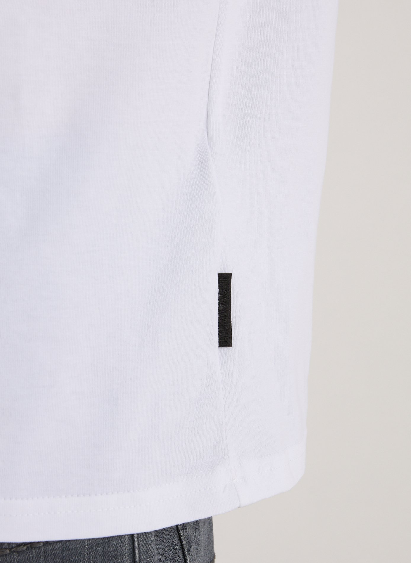 Biker-style cotton t-shirt LYLE & SCOTT White