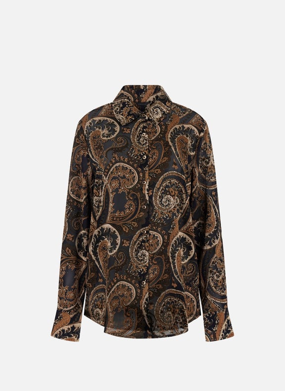 Flowy Paisley Shirt Multicolour by GUESS GUESS Flowy Paisley Shirt Multicolour