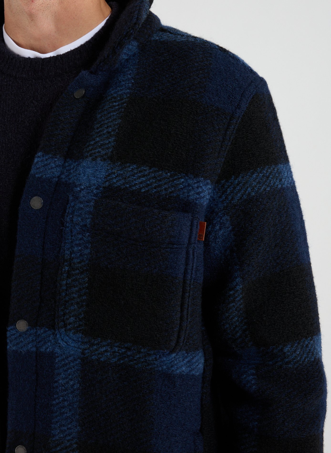 Wool overshirt TIMBERLAND Blue