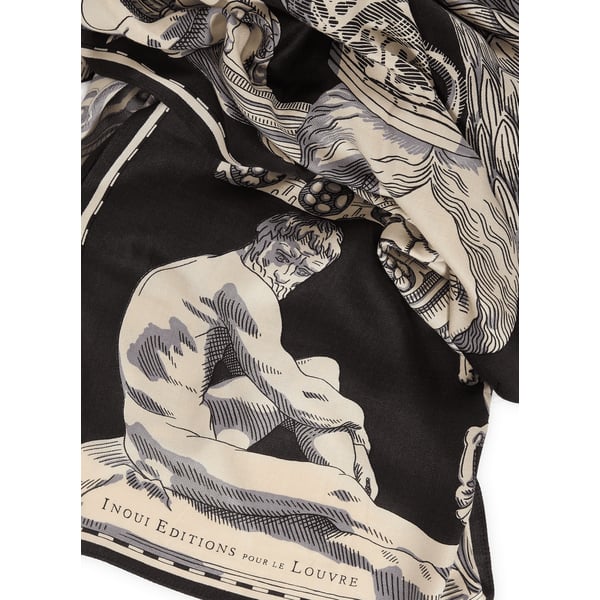 Foulard à motif en soie Archives