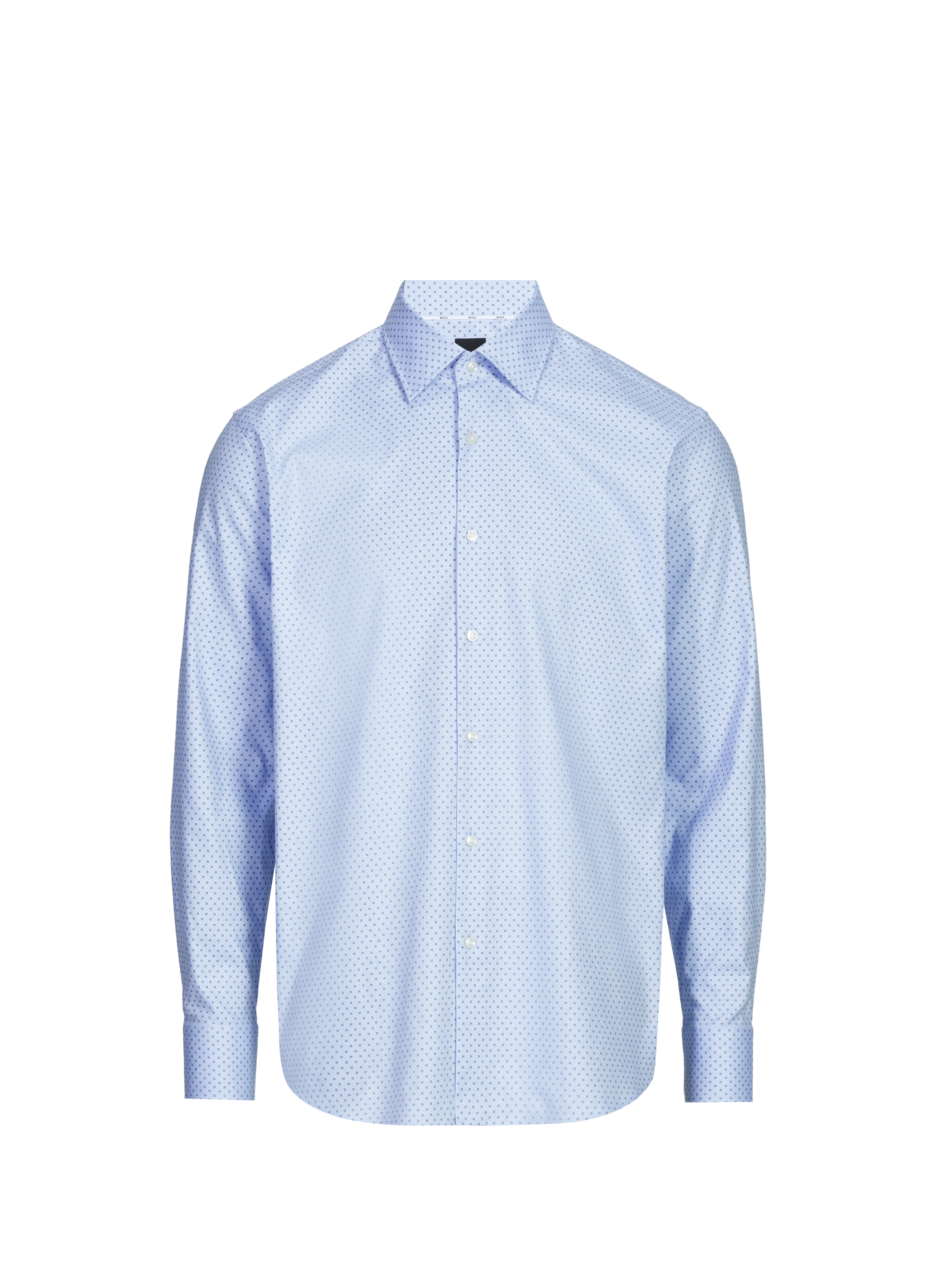 Chemise regular en coton mélangé BOSS Multicolore