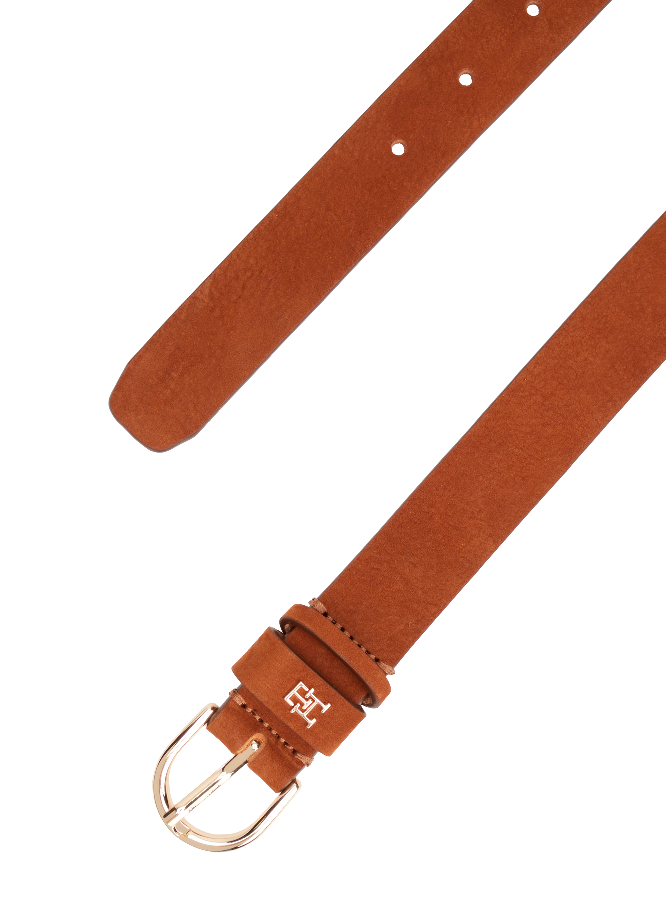 Ceinture en cuir suédé TOMMY HILFIGER Marron