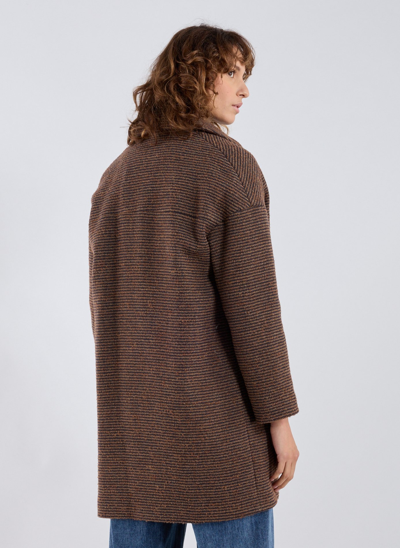 Manteau en laine mélangée TRENCH & COAT Marron