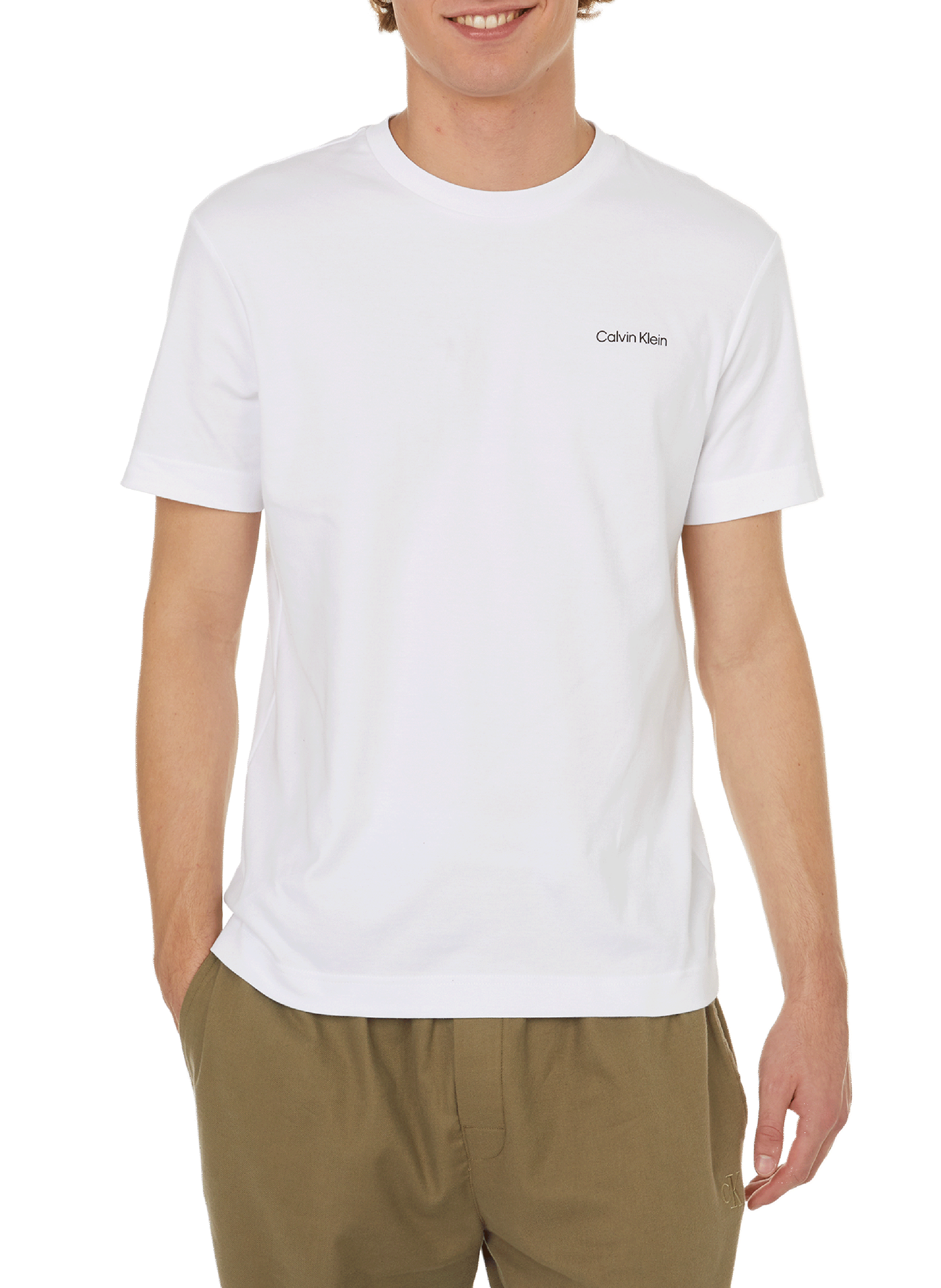 CALVIN KLEIN T-shirt en coton Blanc