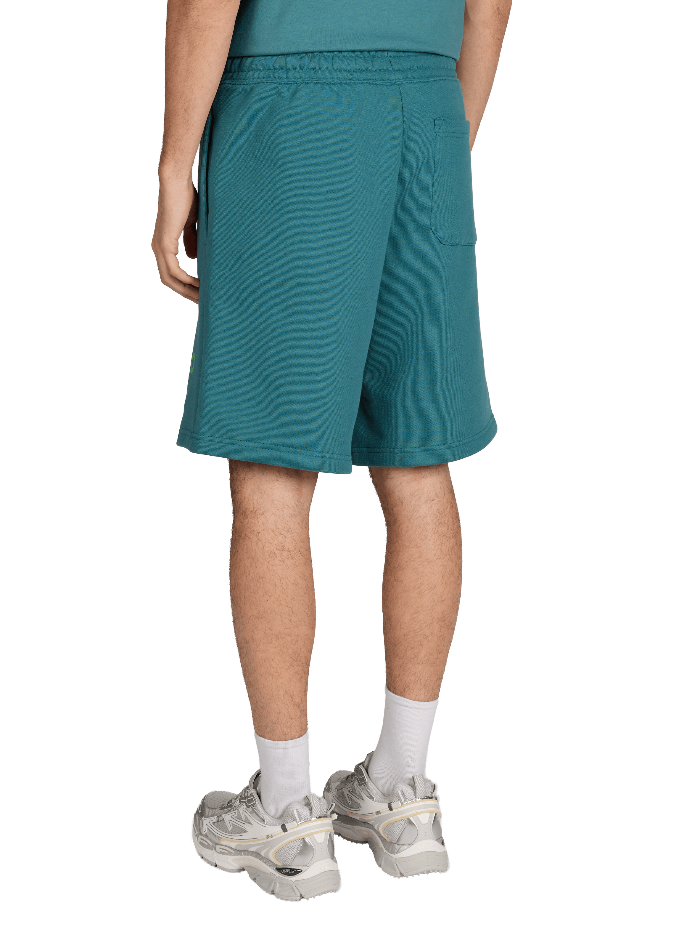 Plain cotton shorts HUGO BLUE Blue