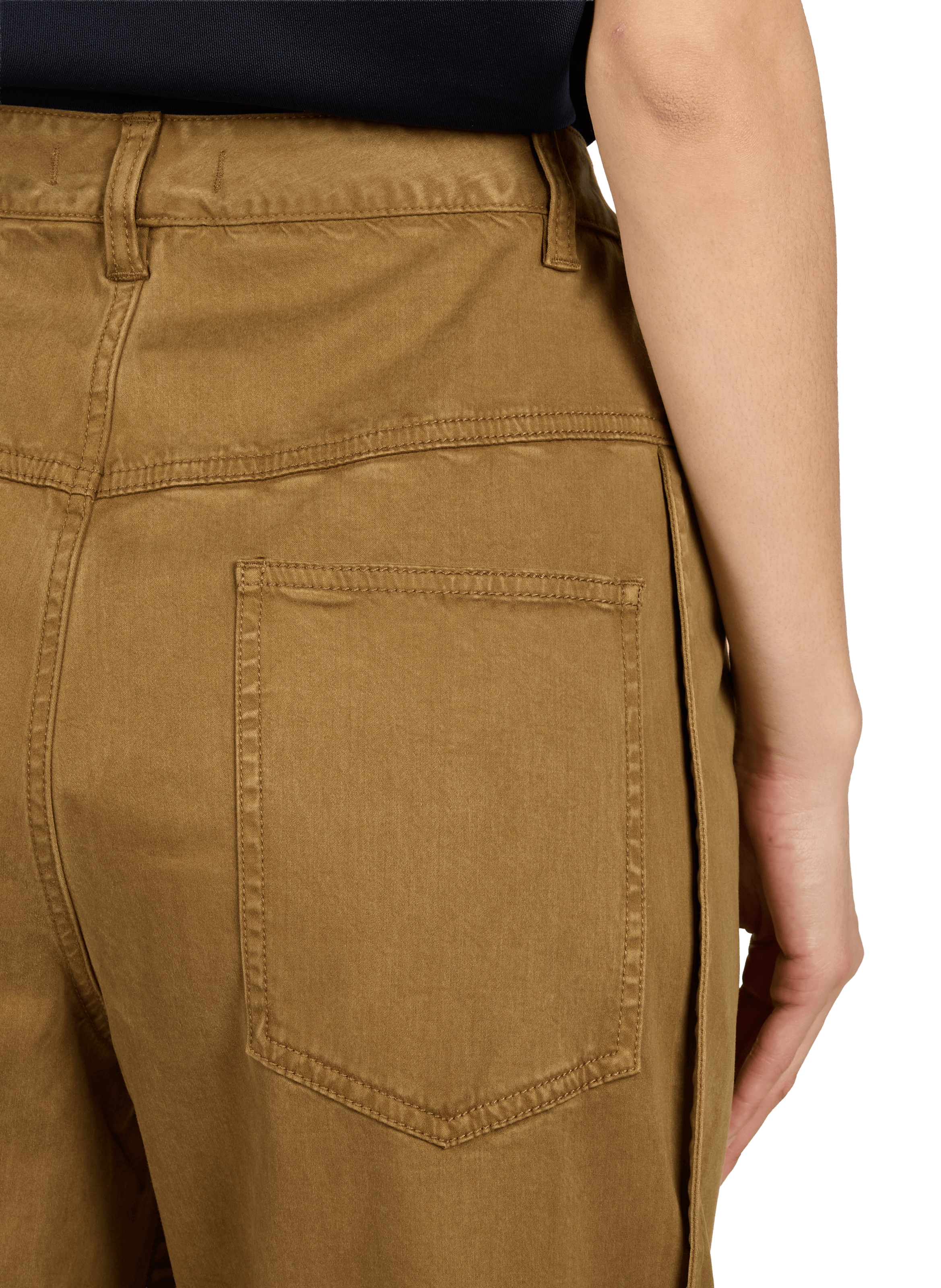 Night blue trousers - The Air Uniform TIBI Yellow