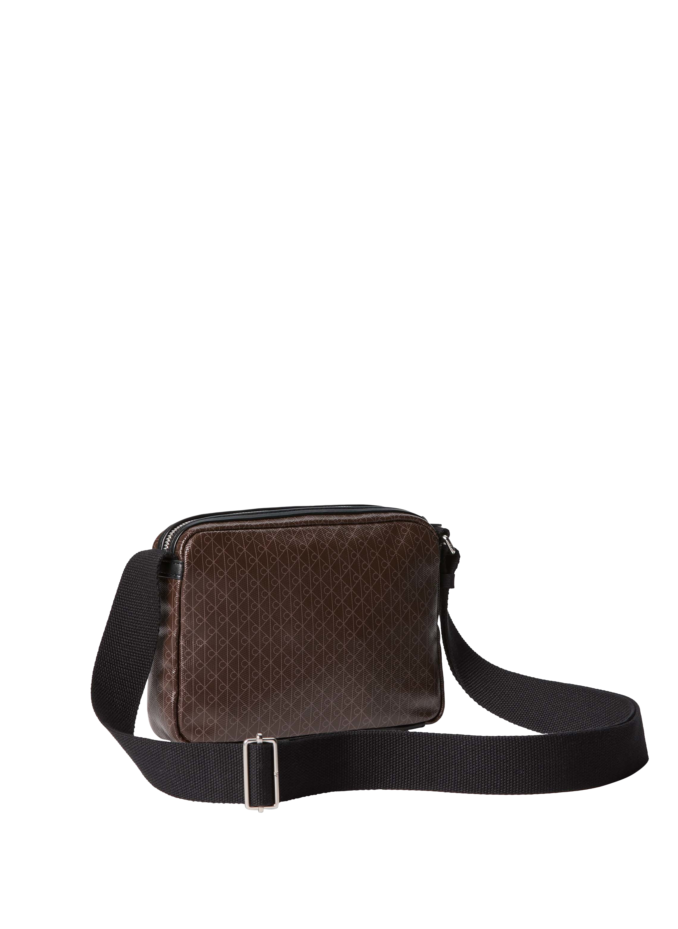 Printed Shoulder Bag CALVIN KLEIN Brown