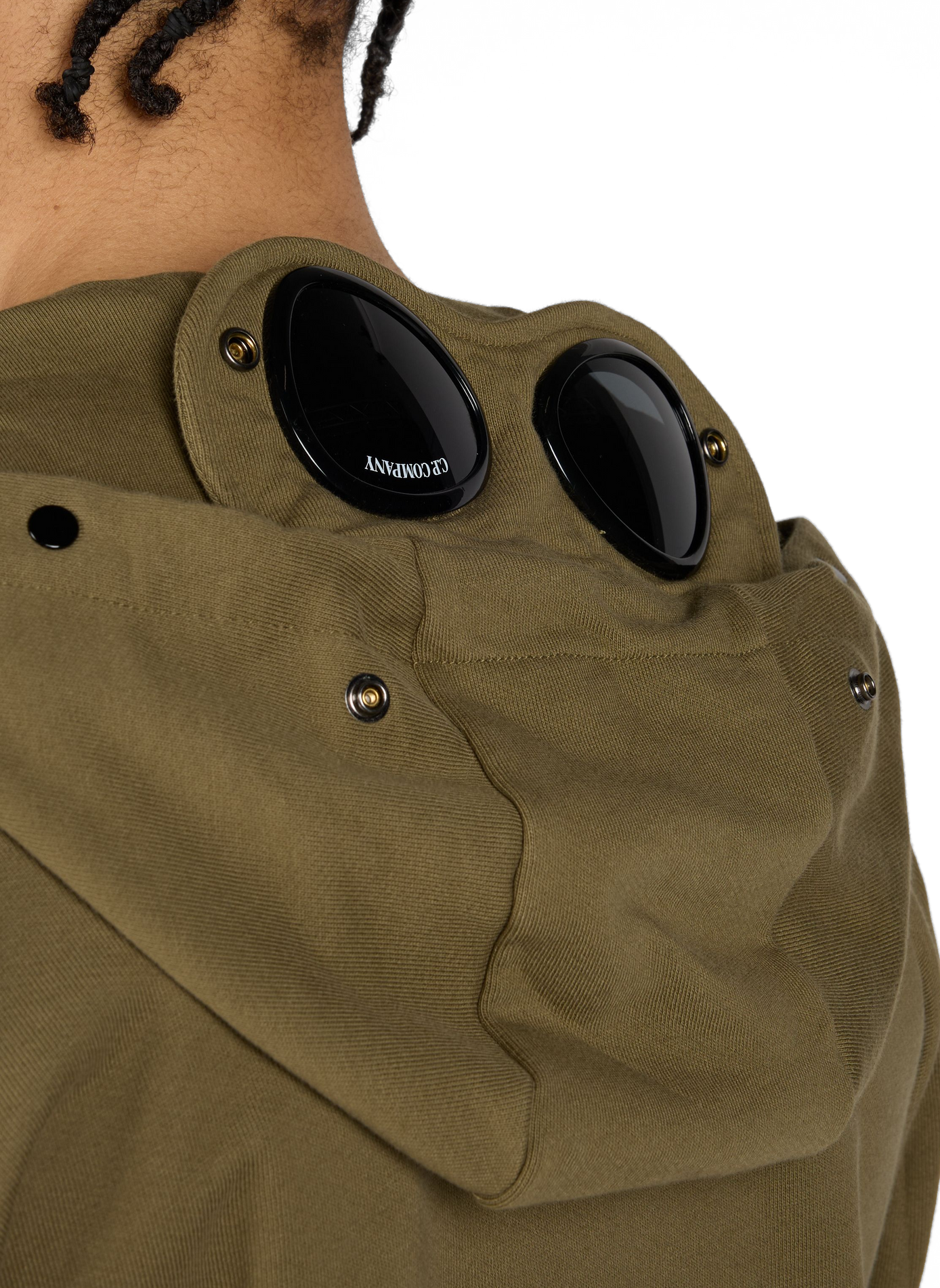 Sweatshirt en coton CP COMPANY Kaki