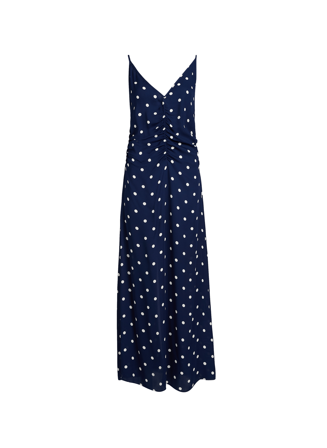 Sleeveless Polka Dot Maxi Dress BAUM UND PFERDGARTEN Blue
