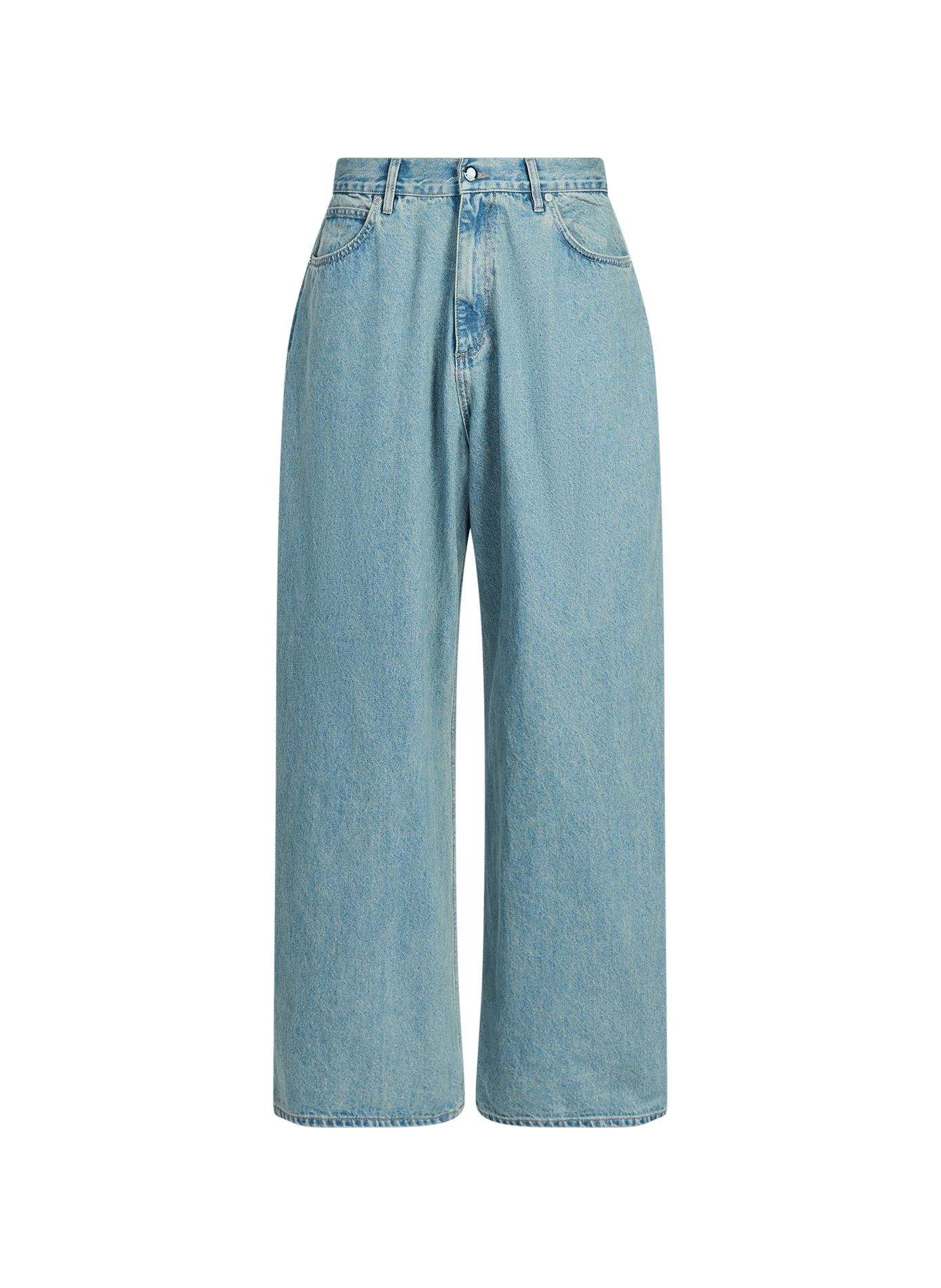 Jean large délavé en coton 3 PARADIS Bleu