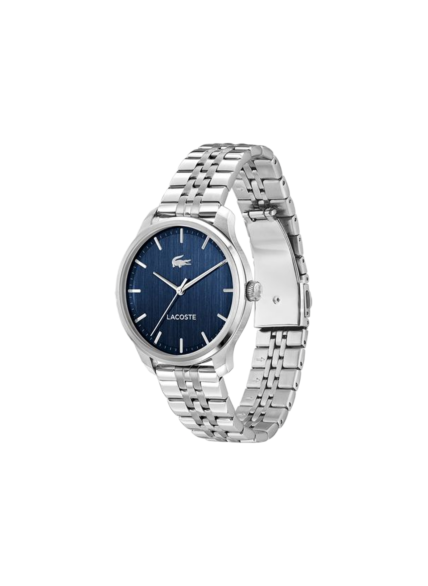 Montre quartz Lisbon en acier inoxydable LACOSTE MONTRES Bleu