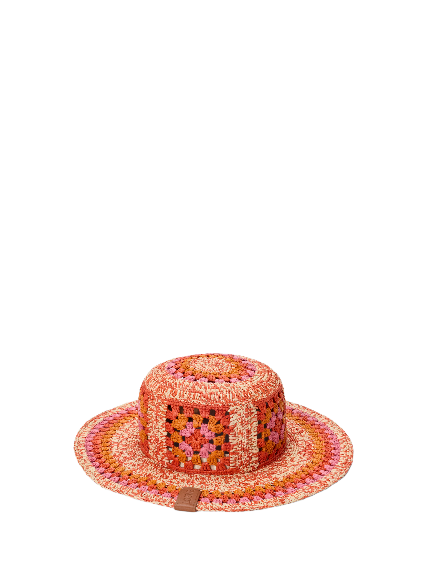 Chapeau Fisherman en raphia LOEWE Orange