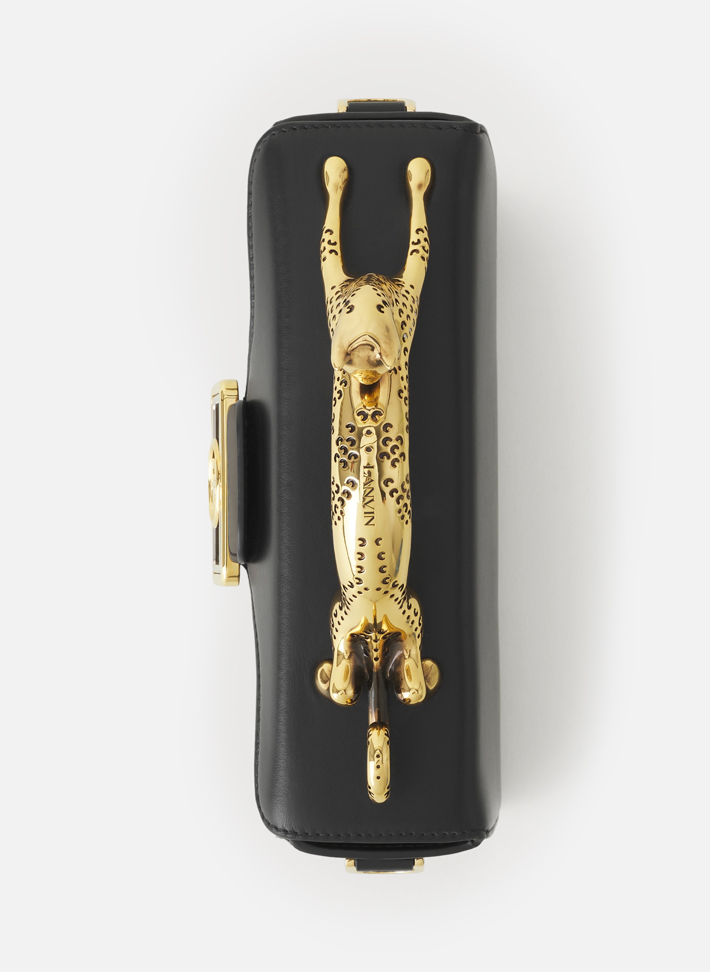 Sac pencil cat nano en cuir LANVIN Noir