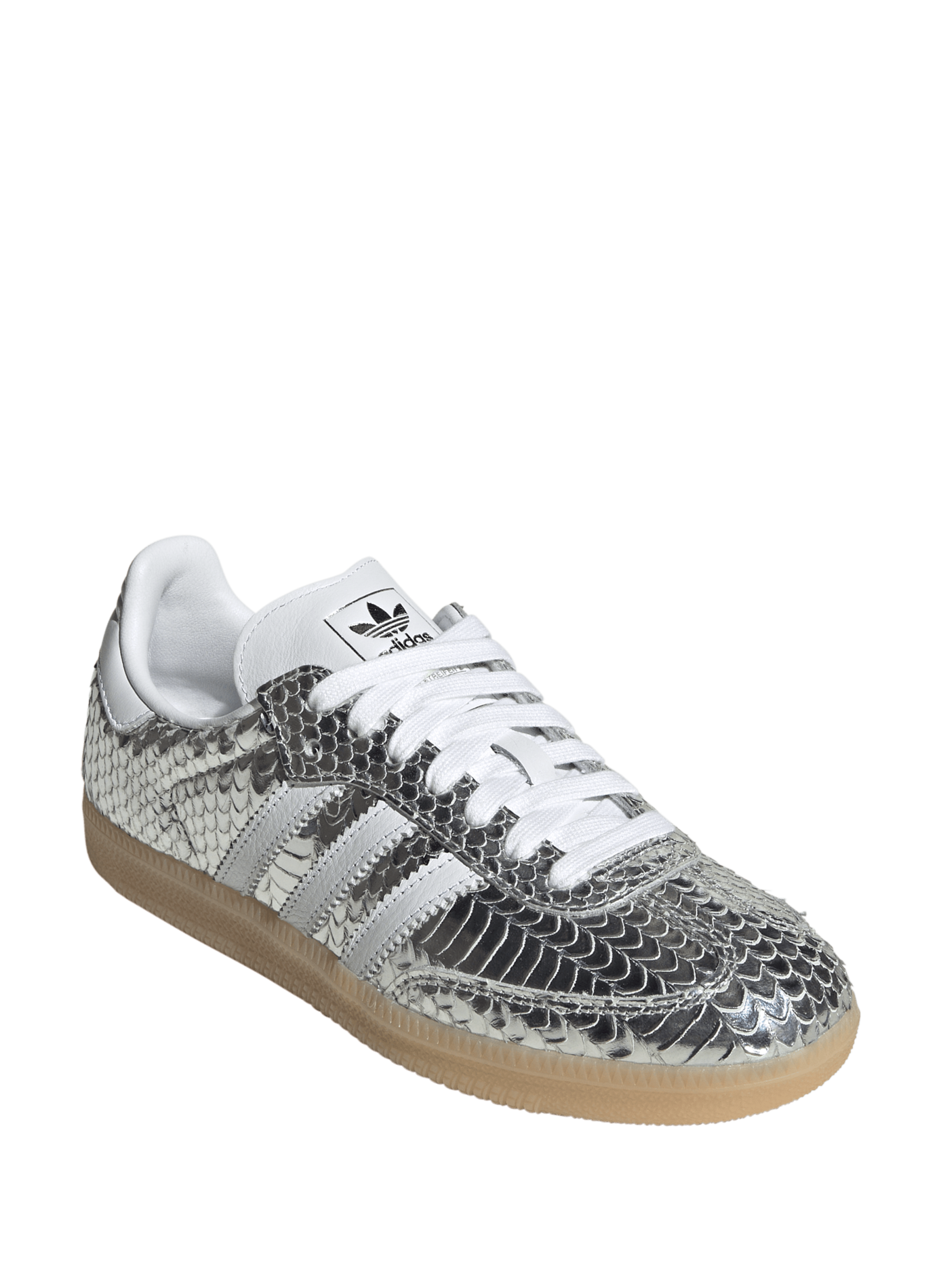 Baskets Samba OG Snakeskin en cuir mélangé ADIDAS Silver