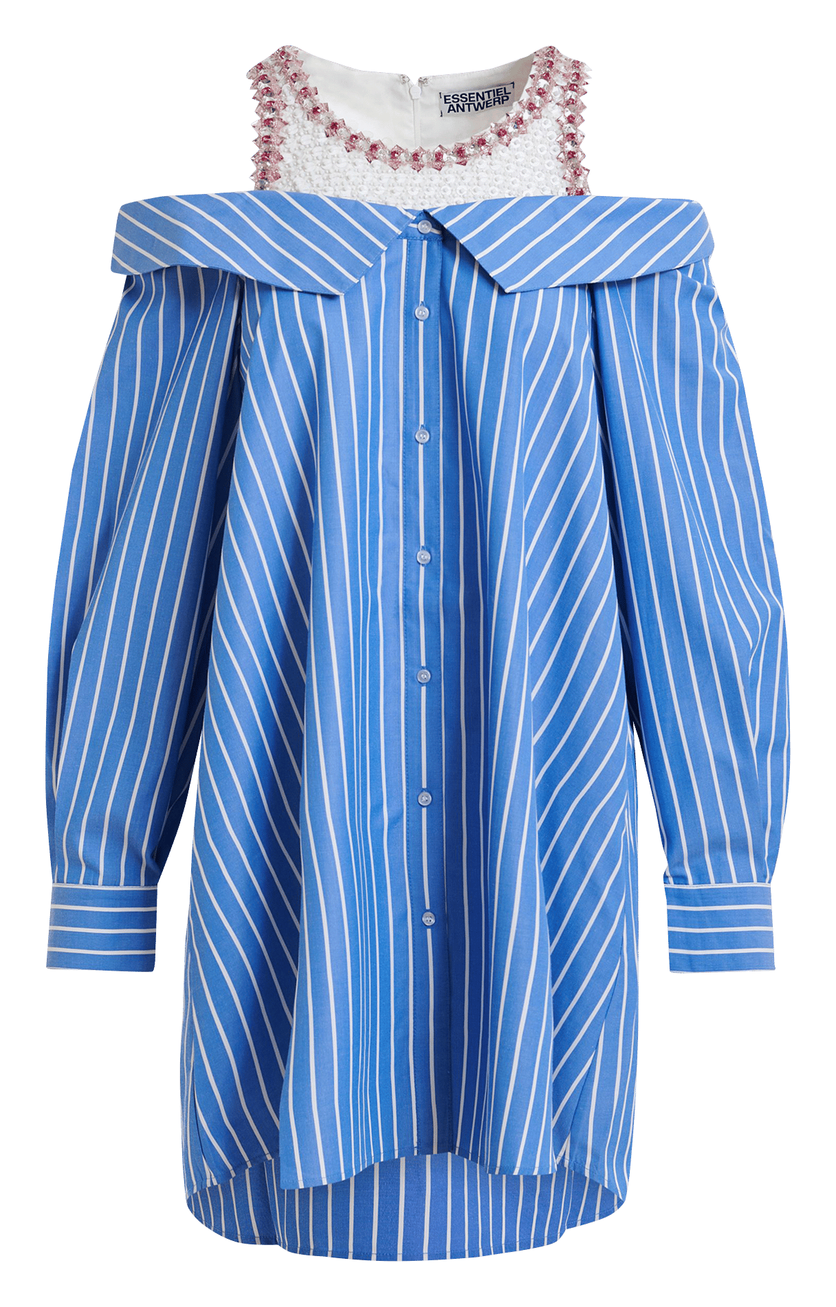 Robe chemise à rayures jori ESSENTIEL ANTWERP Bleu