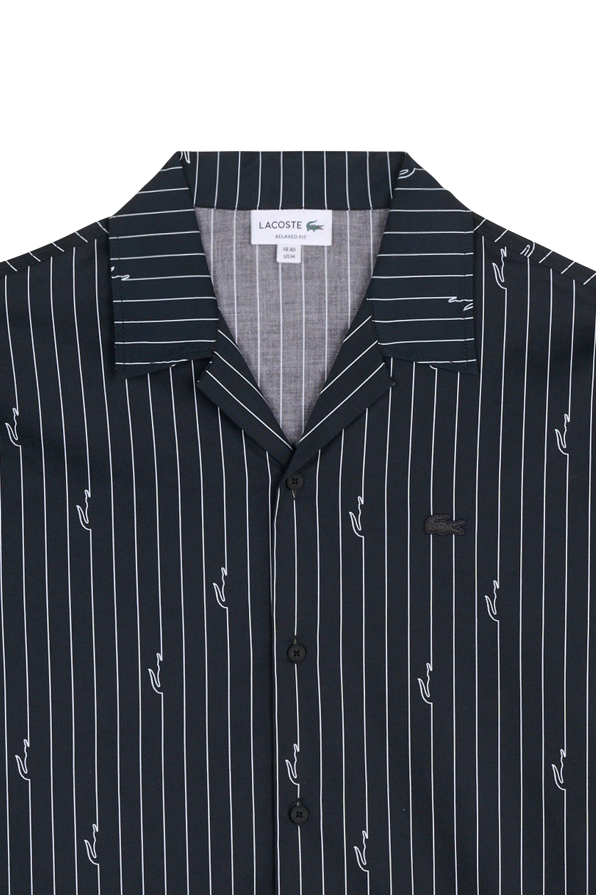 Chemise chemise casual manches co LACOSTE Bleu