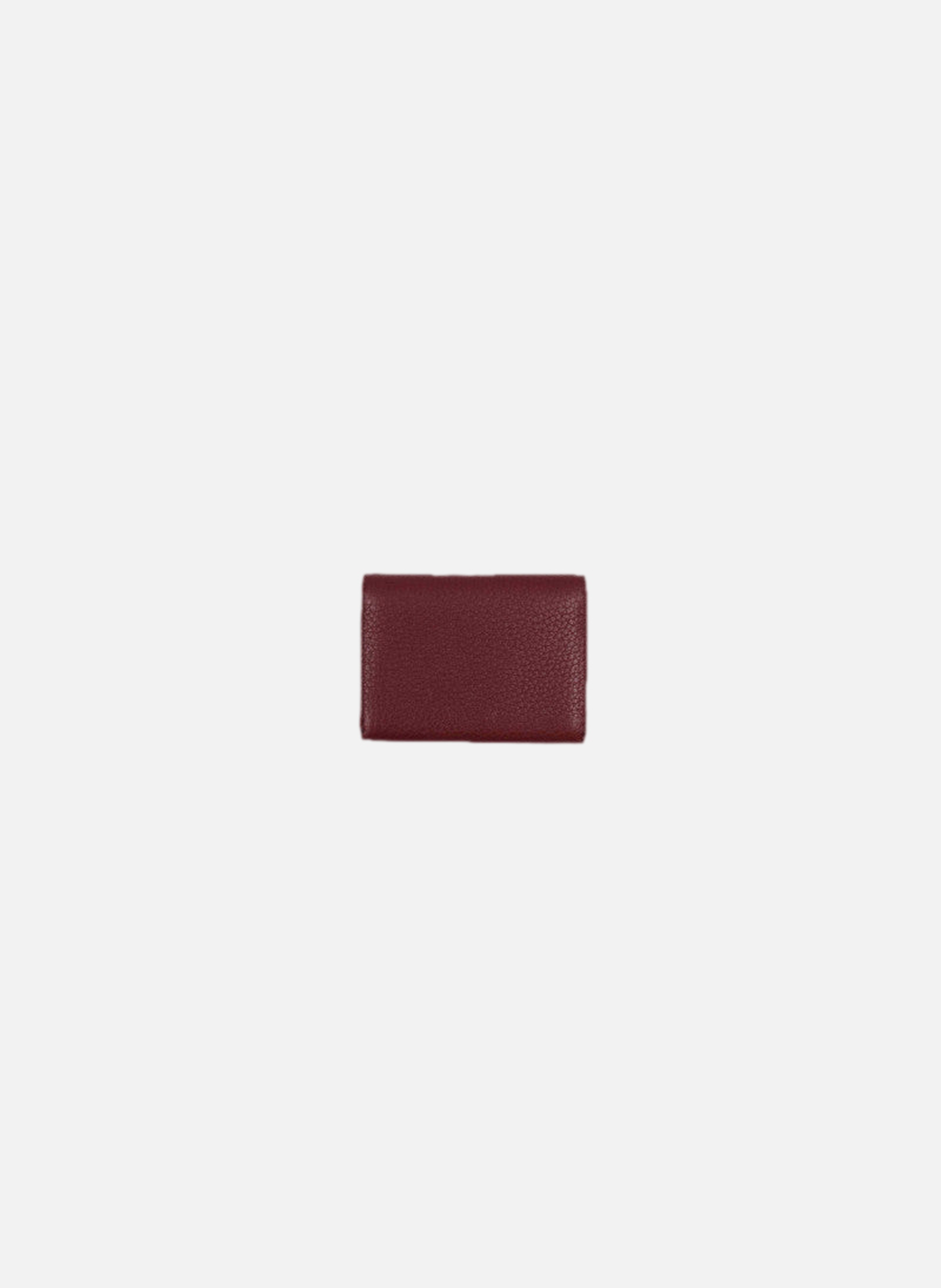 Club | porte-monnaie pm en cuir de veau | Rouge POURCHET Femme