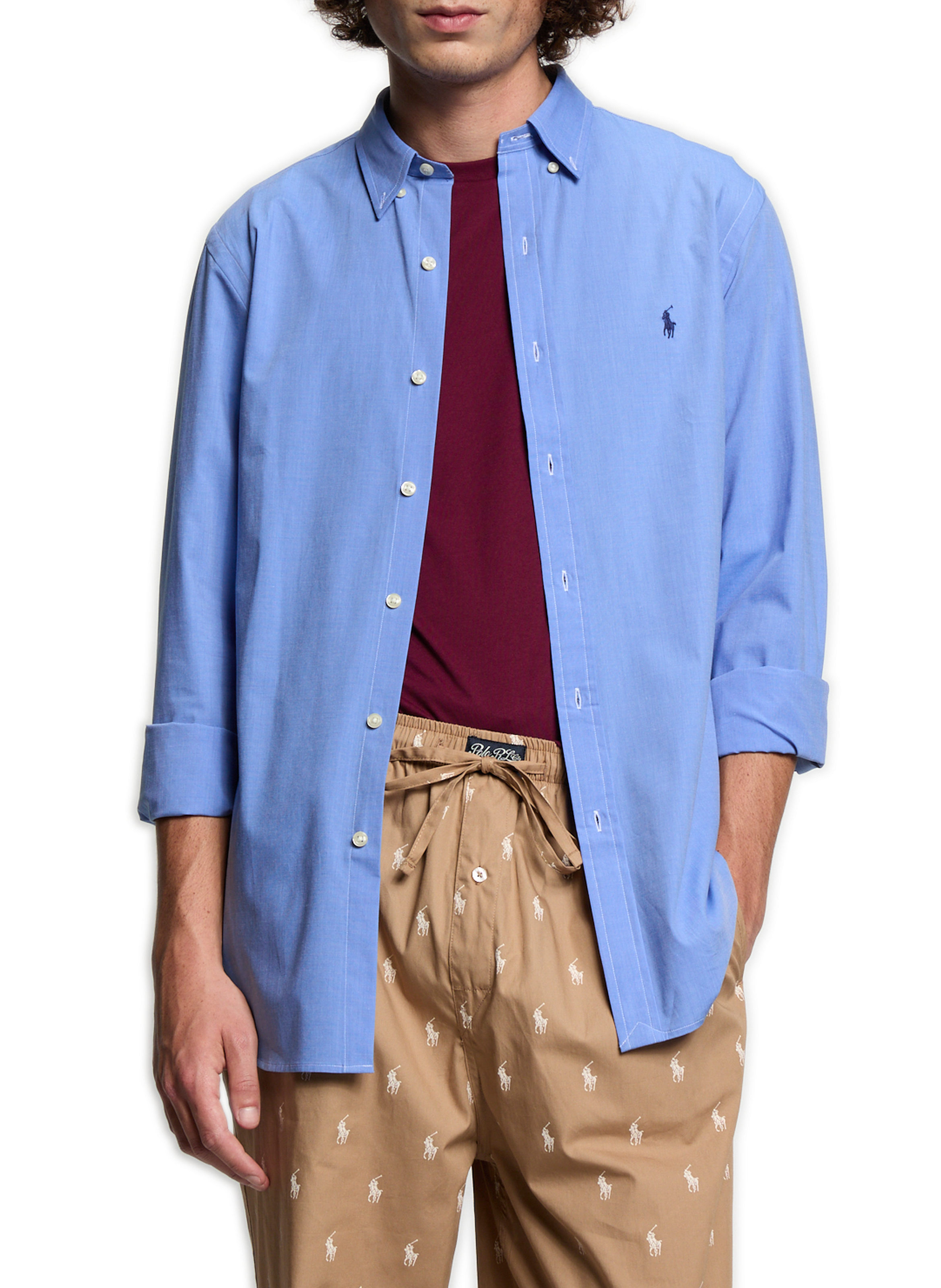 Baumwollhemd POLO RALPH LAUREN Blau