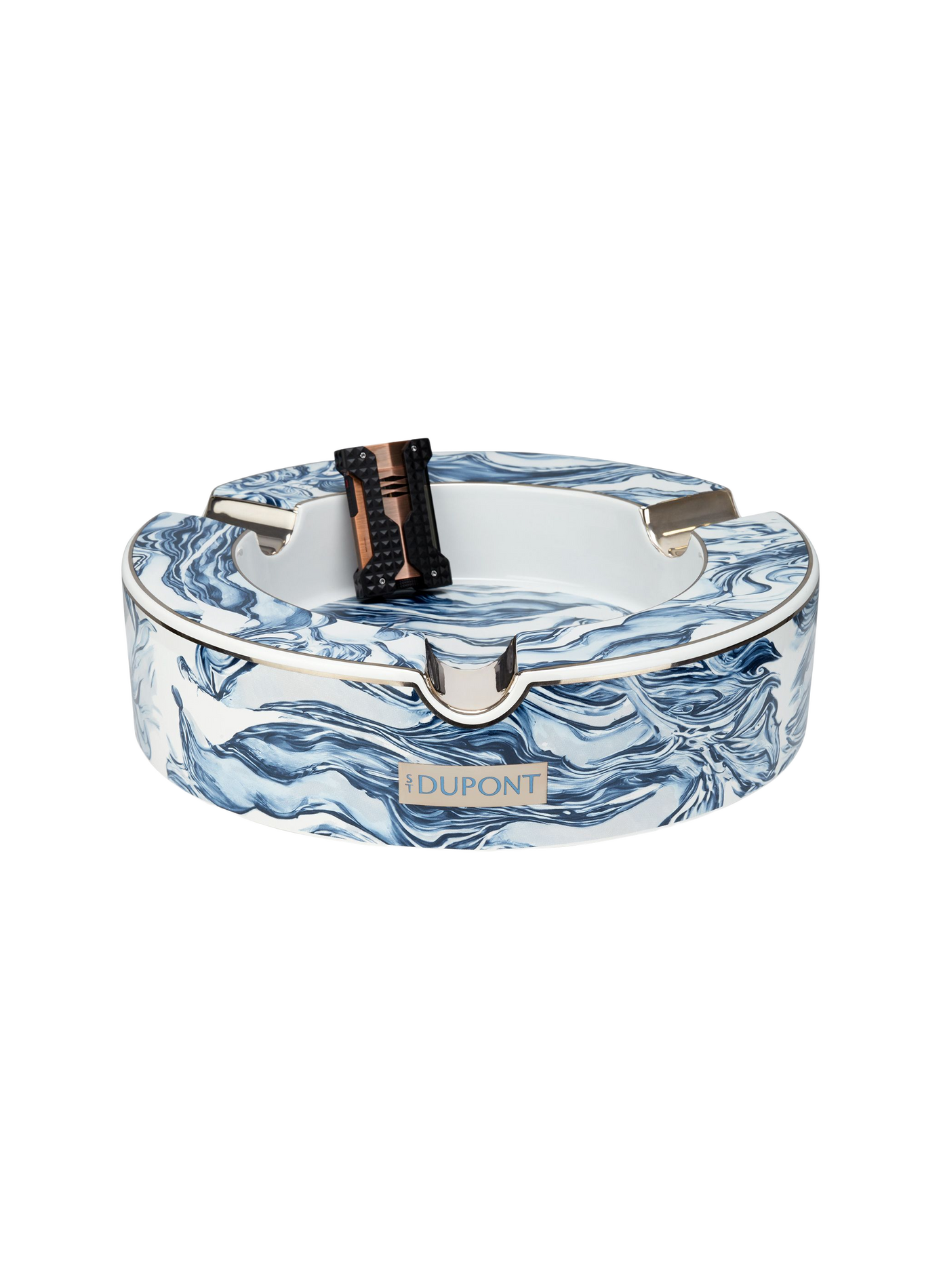 Ceniere XL in porcellana S.T. DUPONT Blu