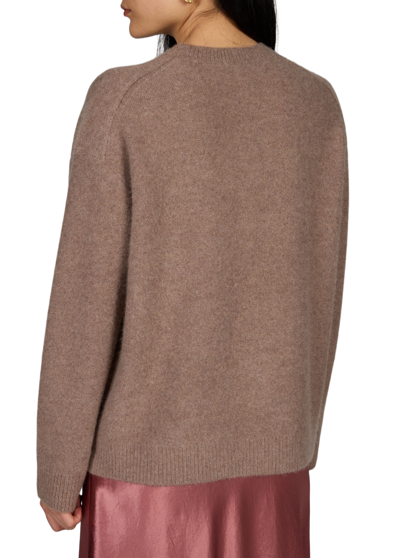 Pull col rond en cachemire VINCE Beige