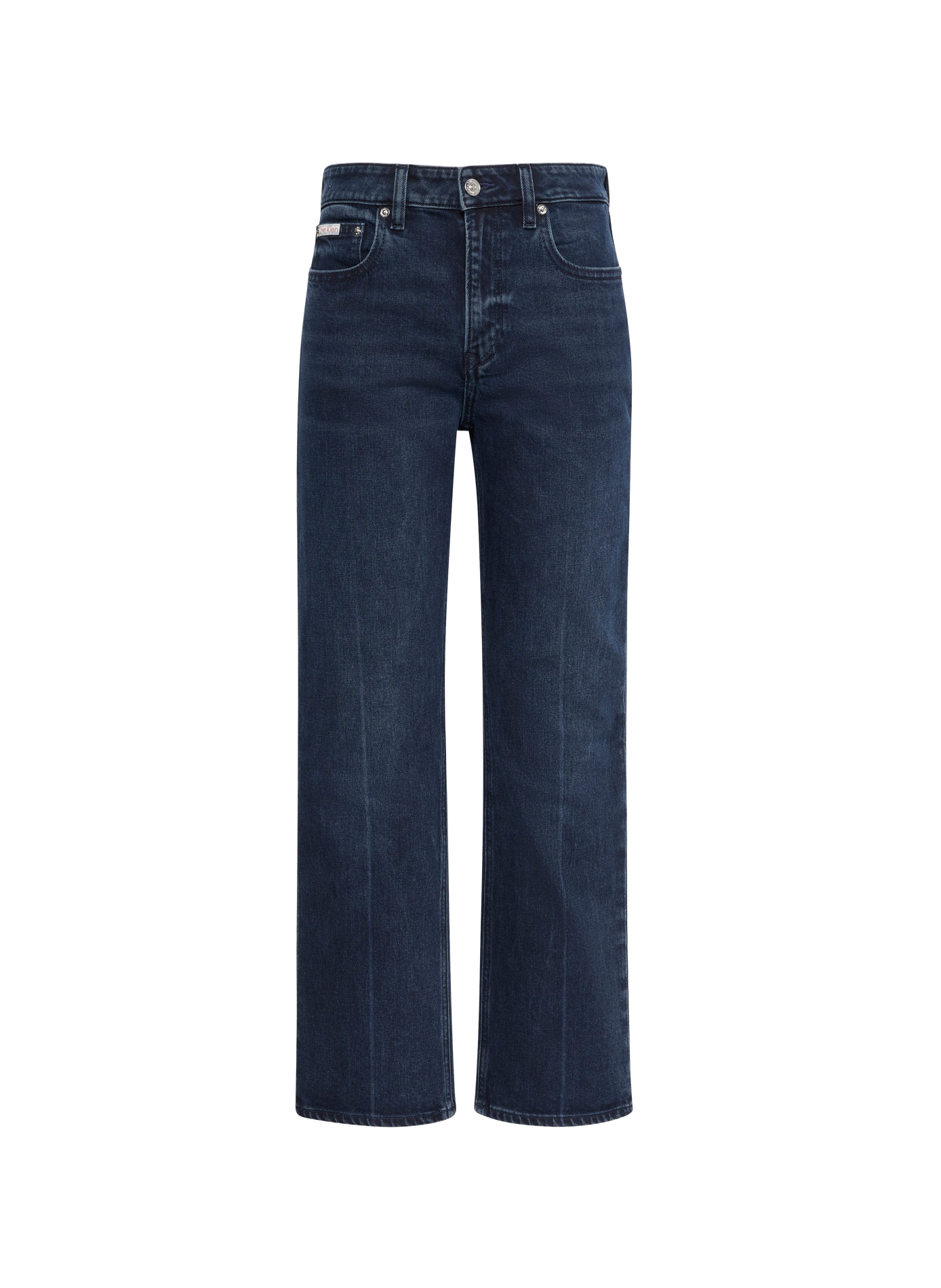 Gerade geschnittene Jeans aus Baumwollmischung CALVIN KLEIN Blau