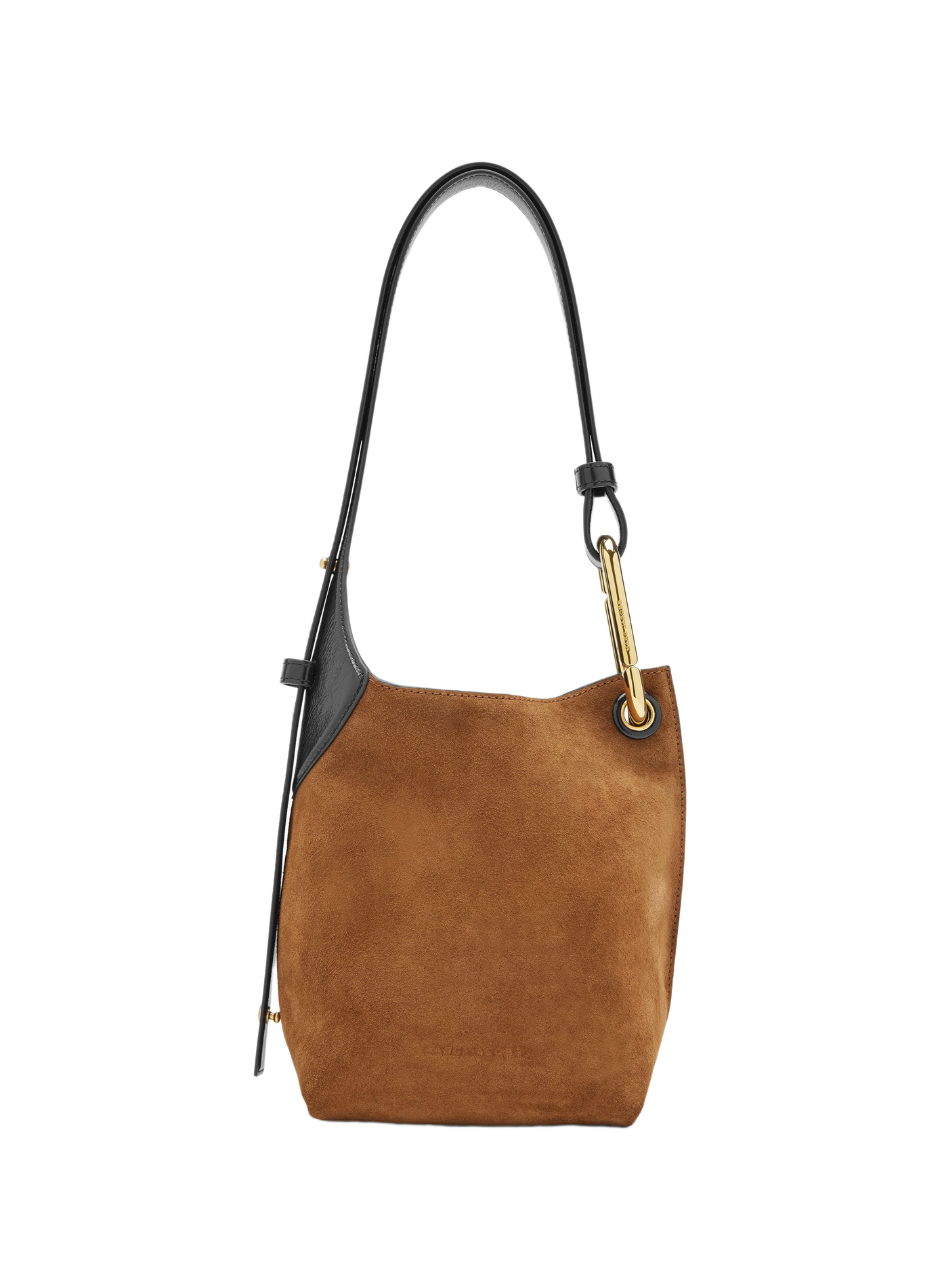 The Scene Small Bucket shoulder bag in suede leather MARC JACOBS Brown