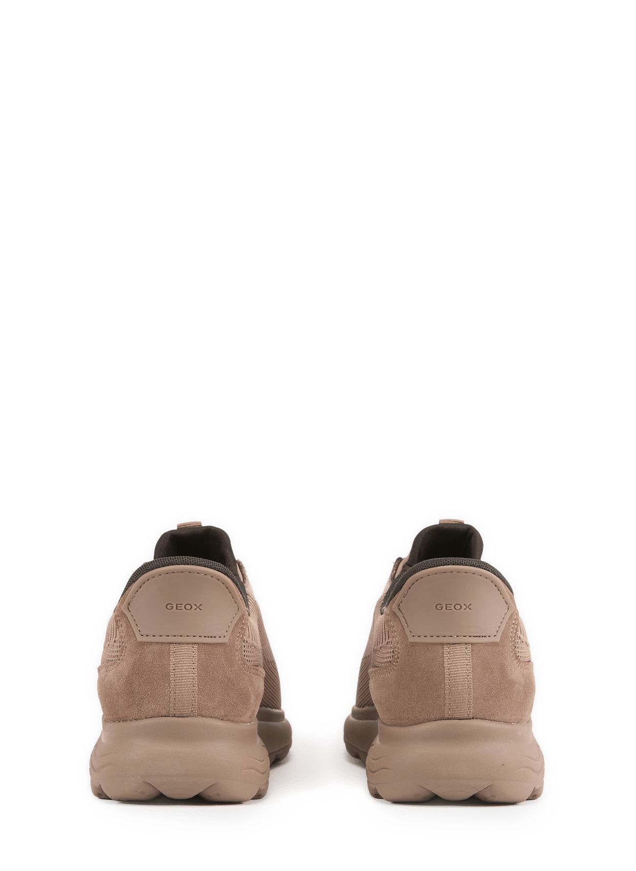 Low-top lace-up sneakers GEOX Brown