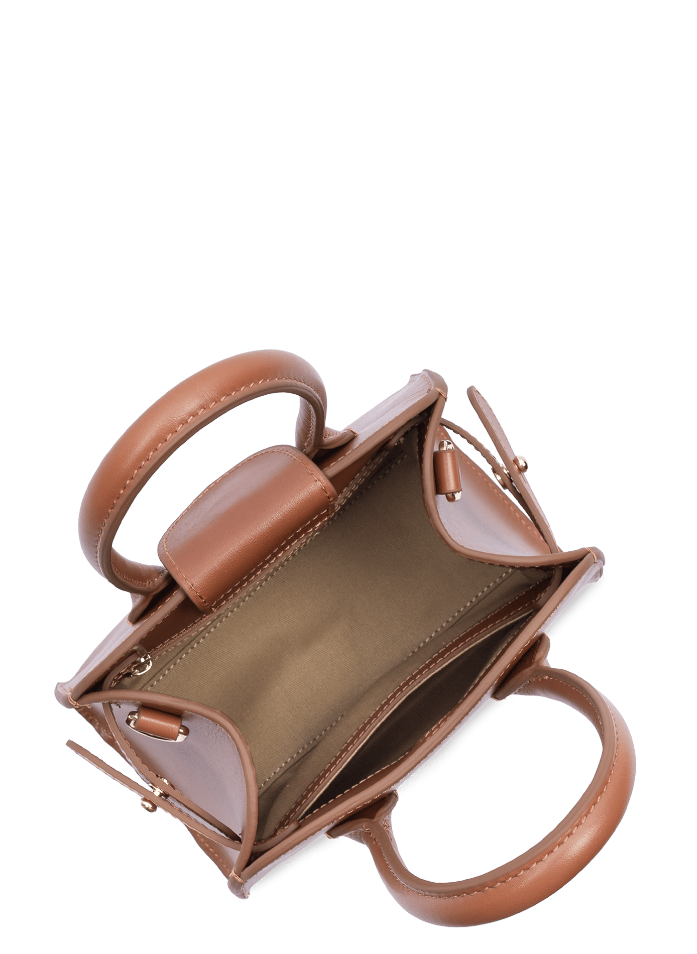 Minihandtas - box hopper LANCASTER Bruin