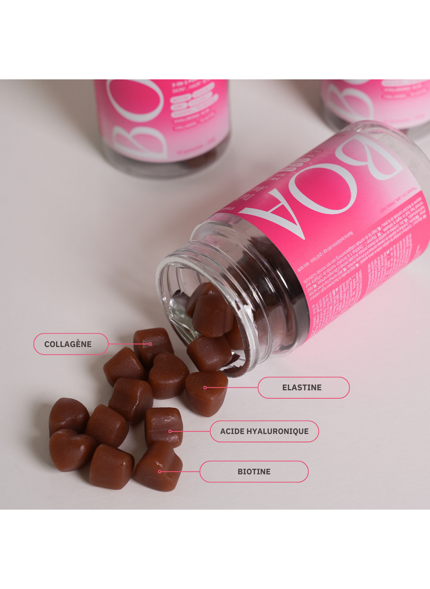 Tägliche Routine Gummies Anti-Aging Haut Haare Nägel BOA BEAUTY No color