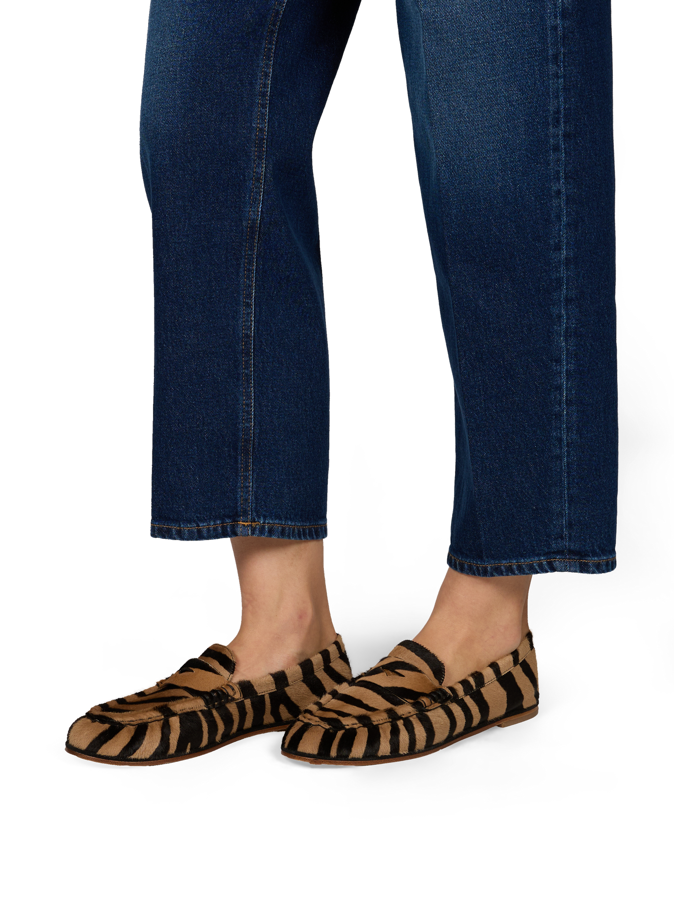 Mocassins en cuir pony imprimé STUART WEITZMAN Multicolore