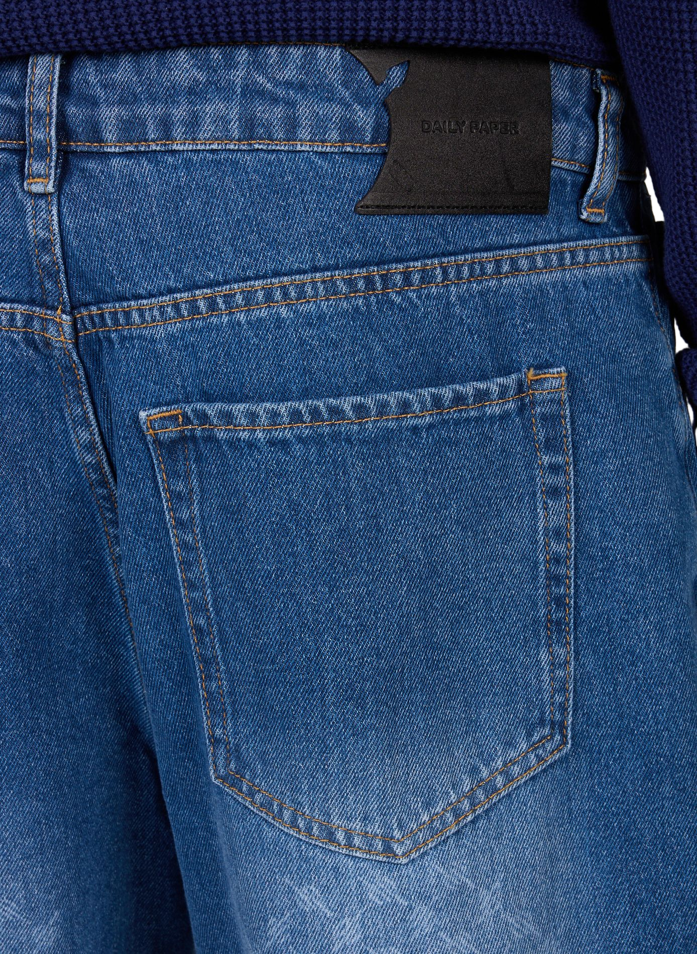 Straight-cut cotton jeans DAILY PAPER Blue