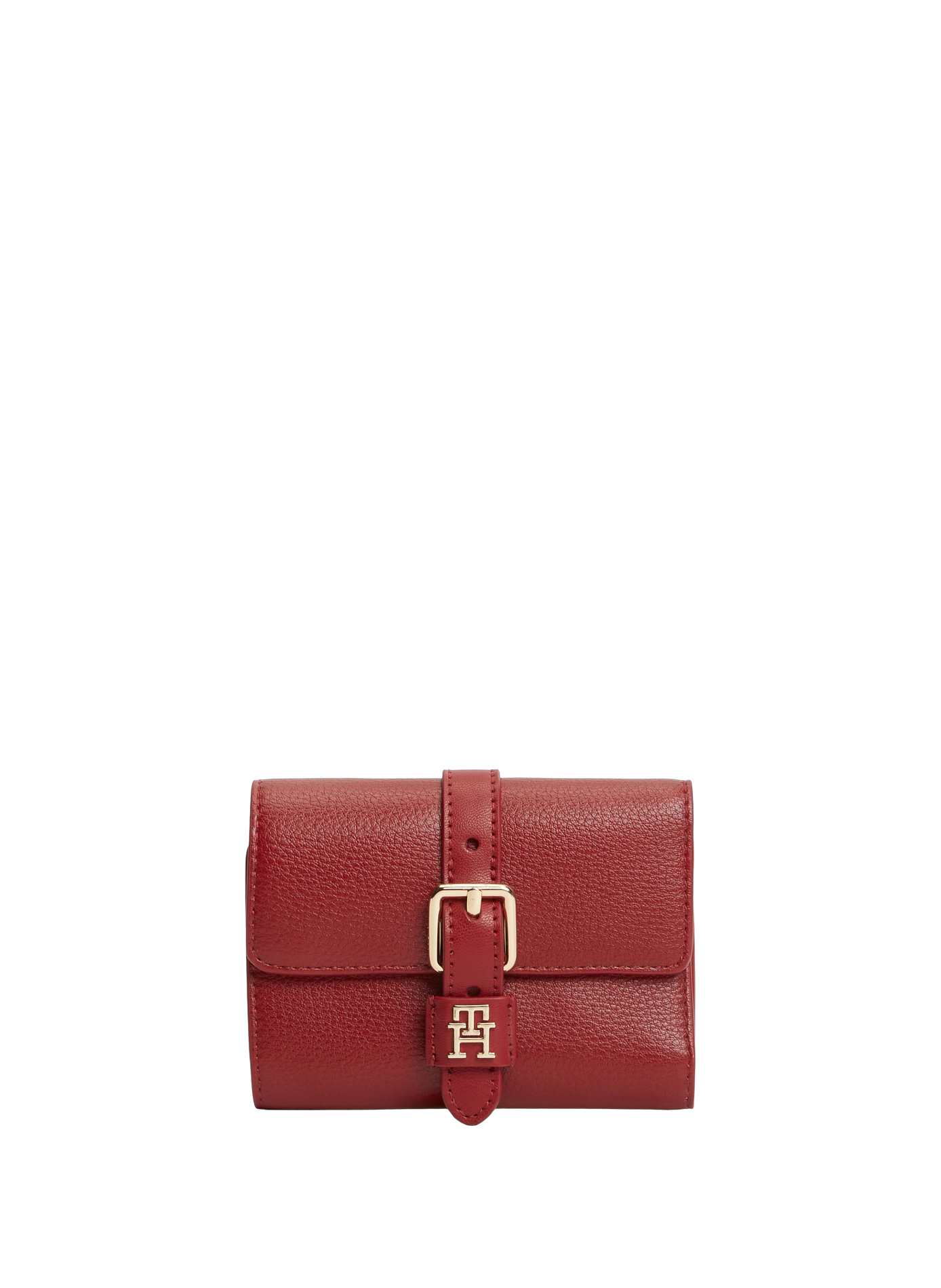 Small plain wallet  Autumn red