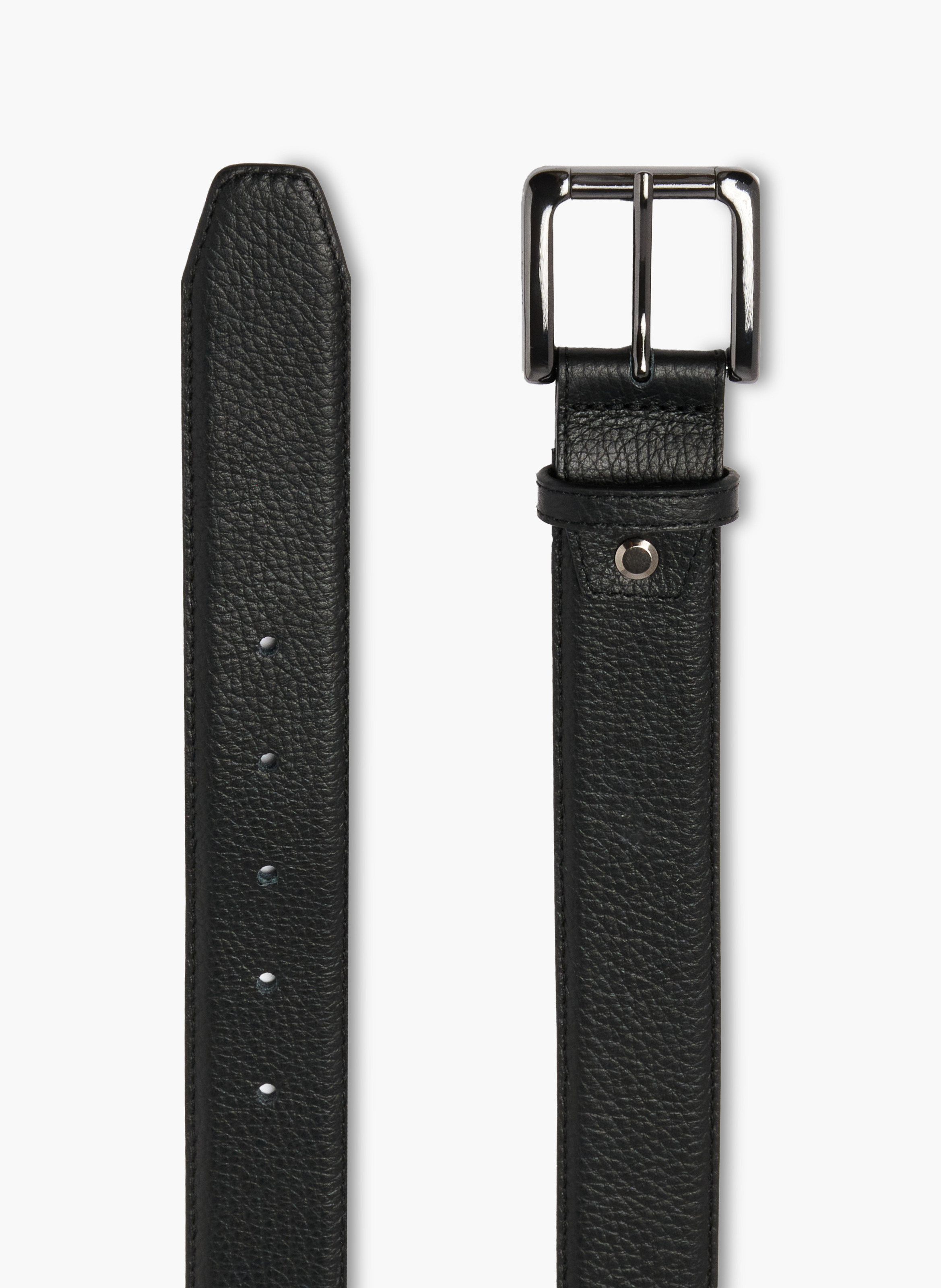 Ceinture 35mm charlie de lancel en cuir LANCEL Noir