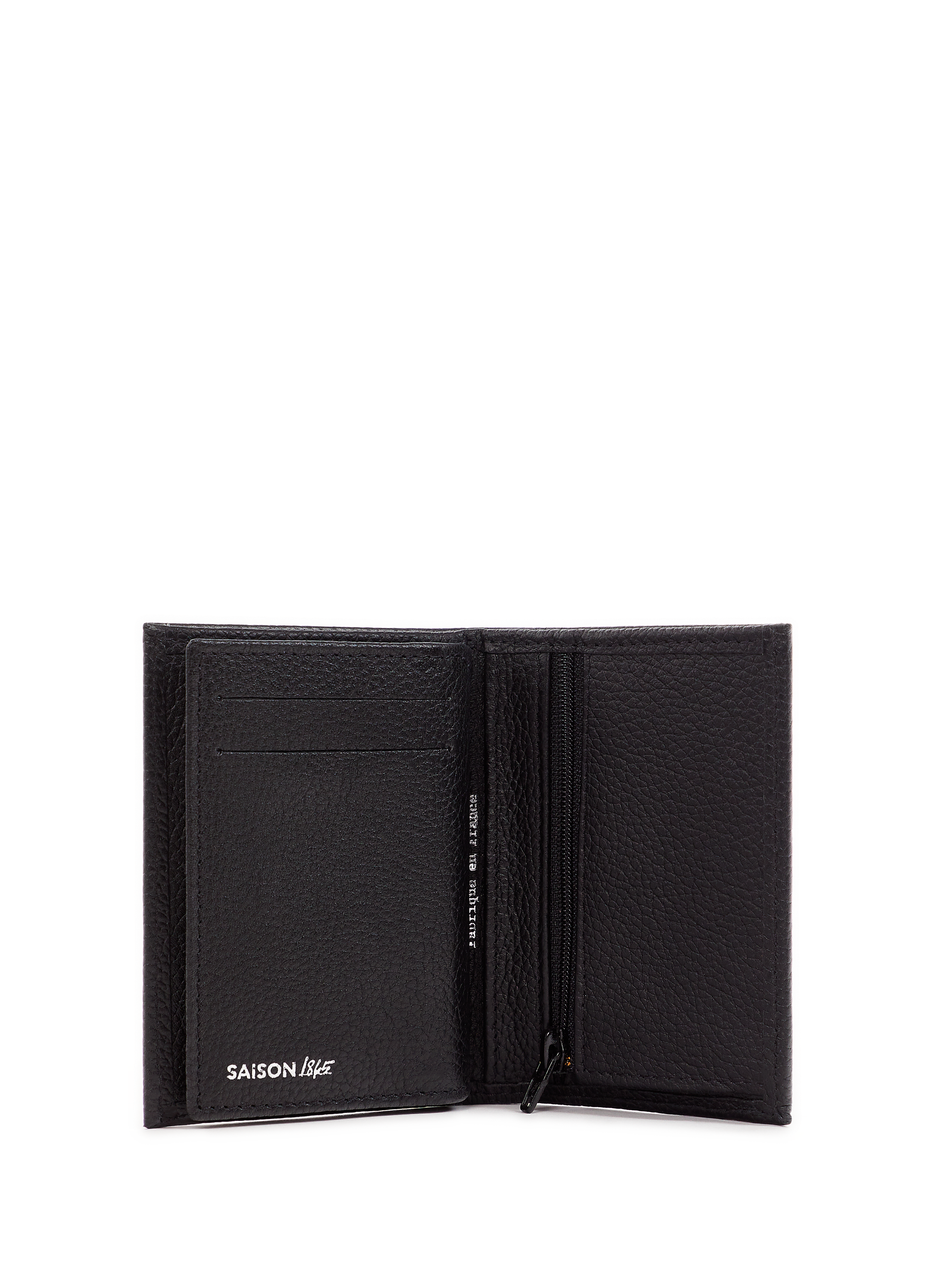 Leather wallet SAISON 1865 Black