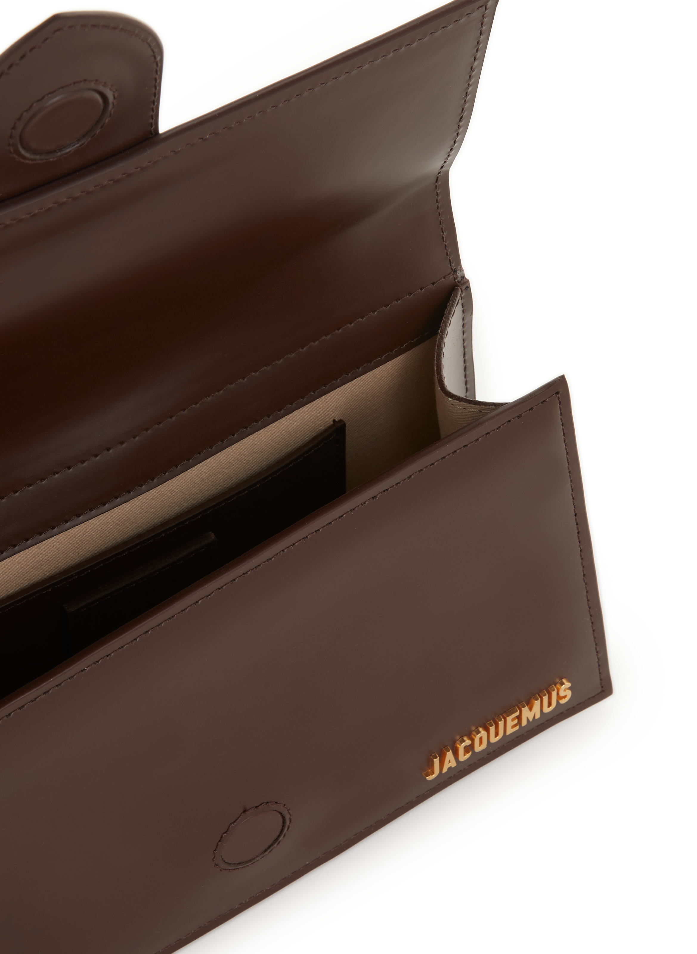 Le Grand Bambino en cuir JACQUEMUS Marron