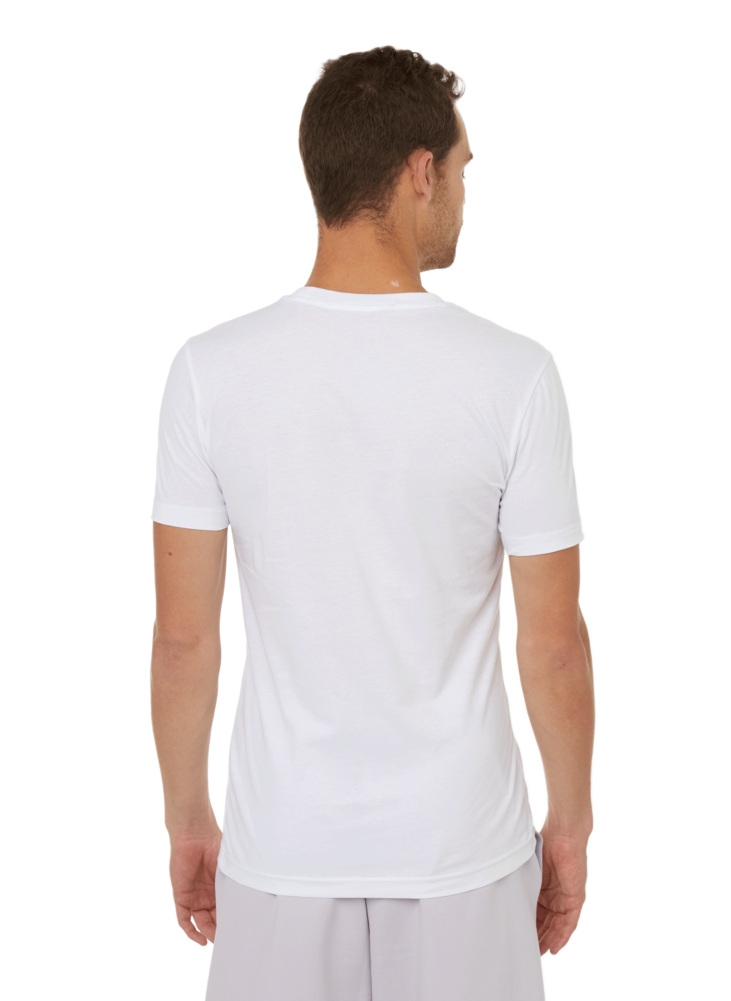 T-shirt à logo en coton CALVIN KLEIN Blanc