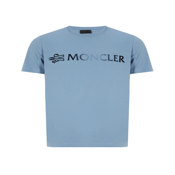 Moncler Logo T-shirt In Blue