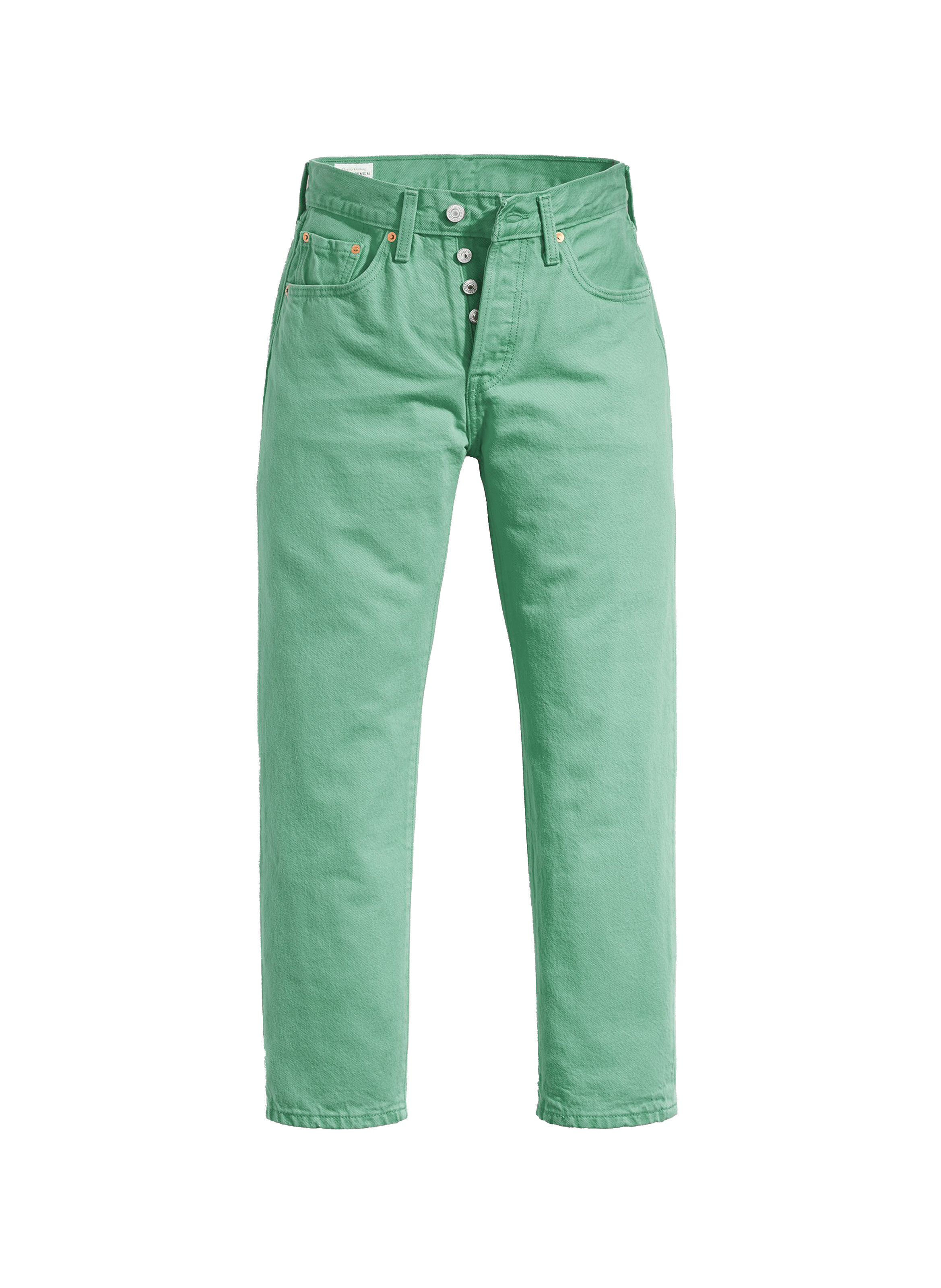 Pantalon 501 Original cropped LEVI'S Vert