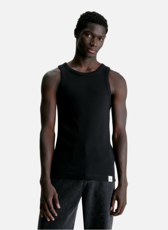 Débardeur en coton Noir by CALVIN KLEIN CALVIN KLEIN Débardeur en coton Noir