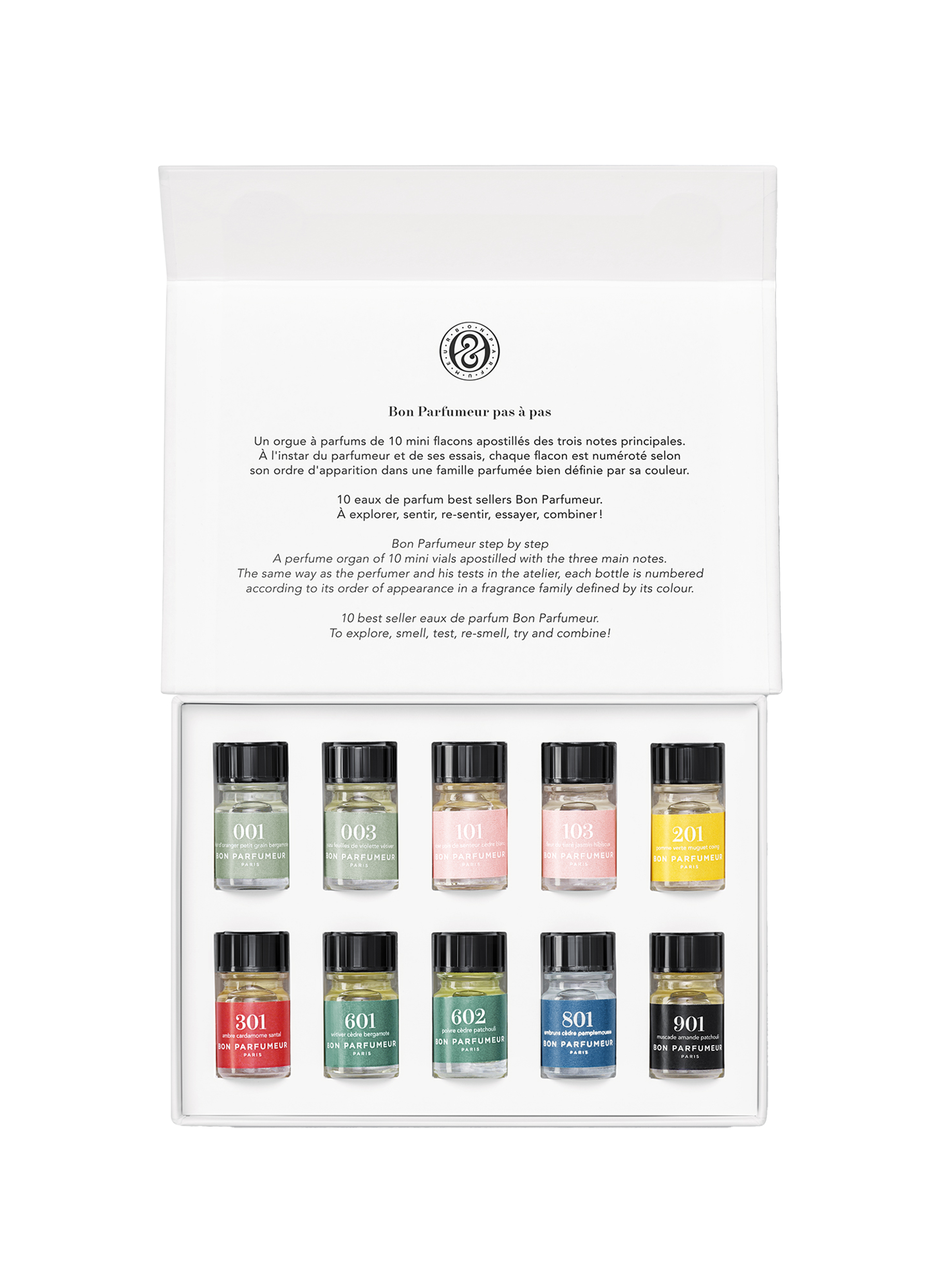 Best-Sellers Set - 10 mini perfumes BON PARFUMEUR No color