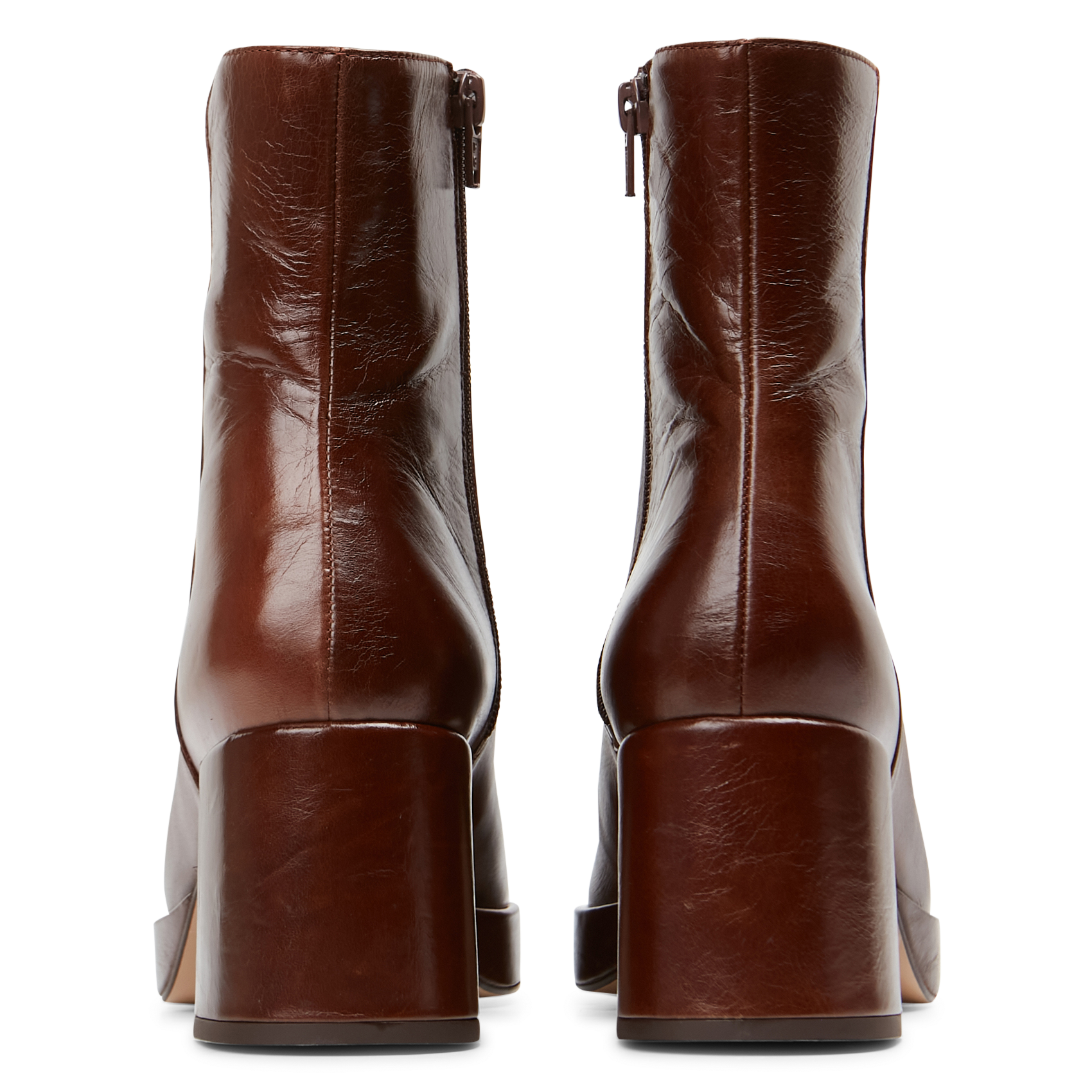Bottines en cuir vanves JONAK Marron