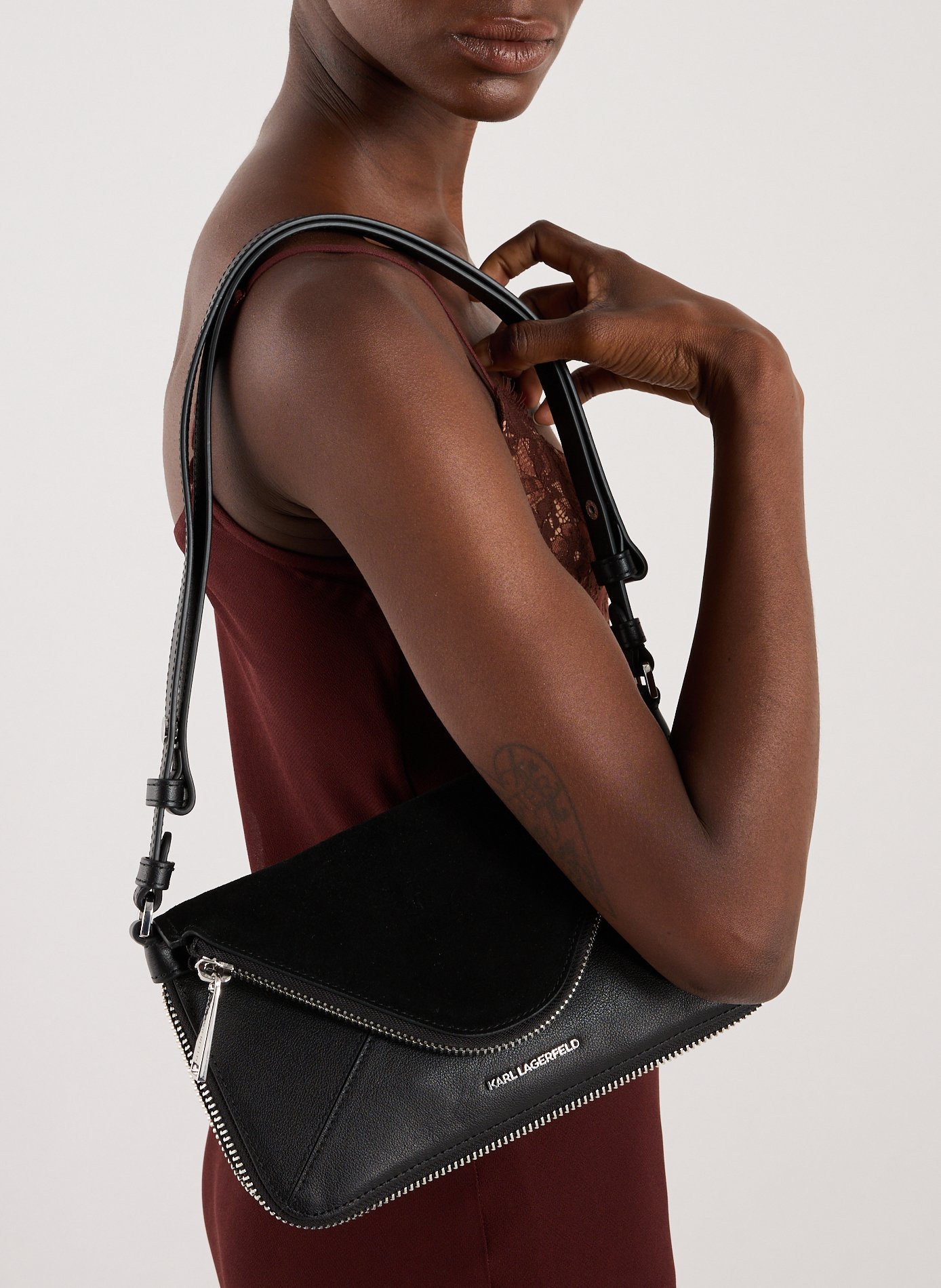 Sac à main K/Hardware  KARL LAGERFELD Noir