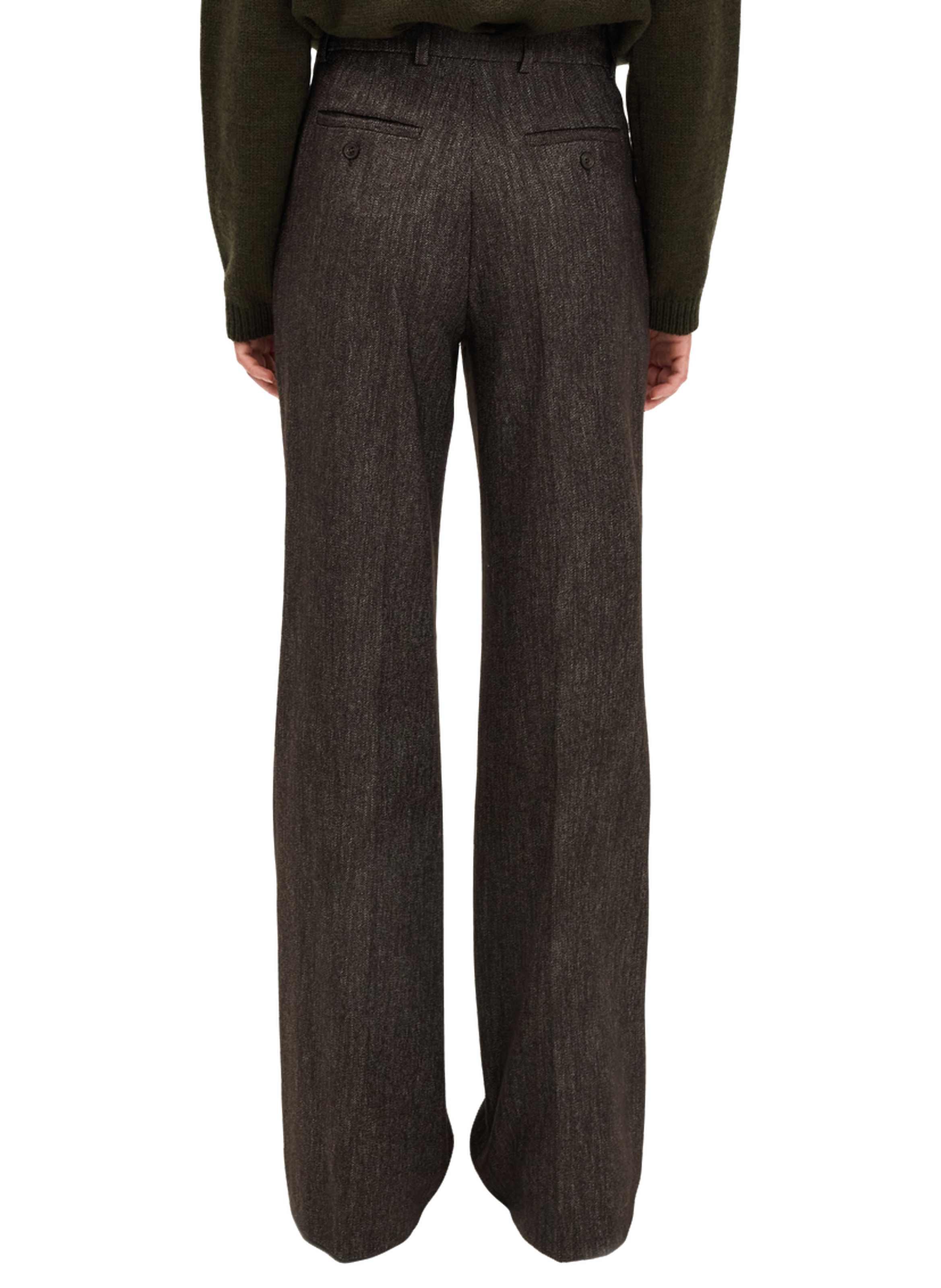 Pantalon large esprit denim - ciliana PABLO Marron